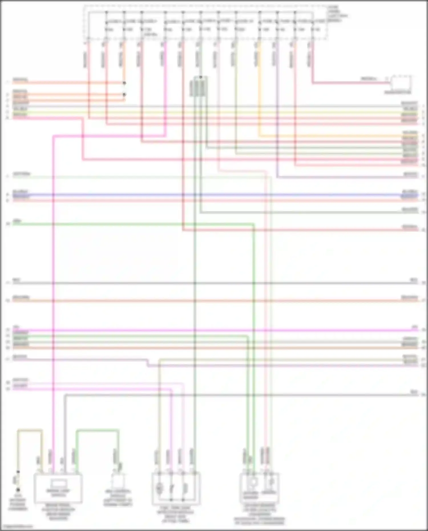 Wiring diagram fuse 13 for Audi A6 Allroad Quattro C8 (2019-2024) (12 of 13)