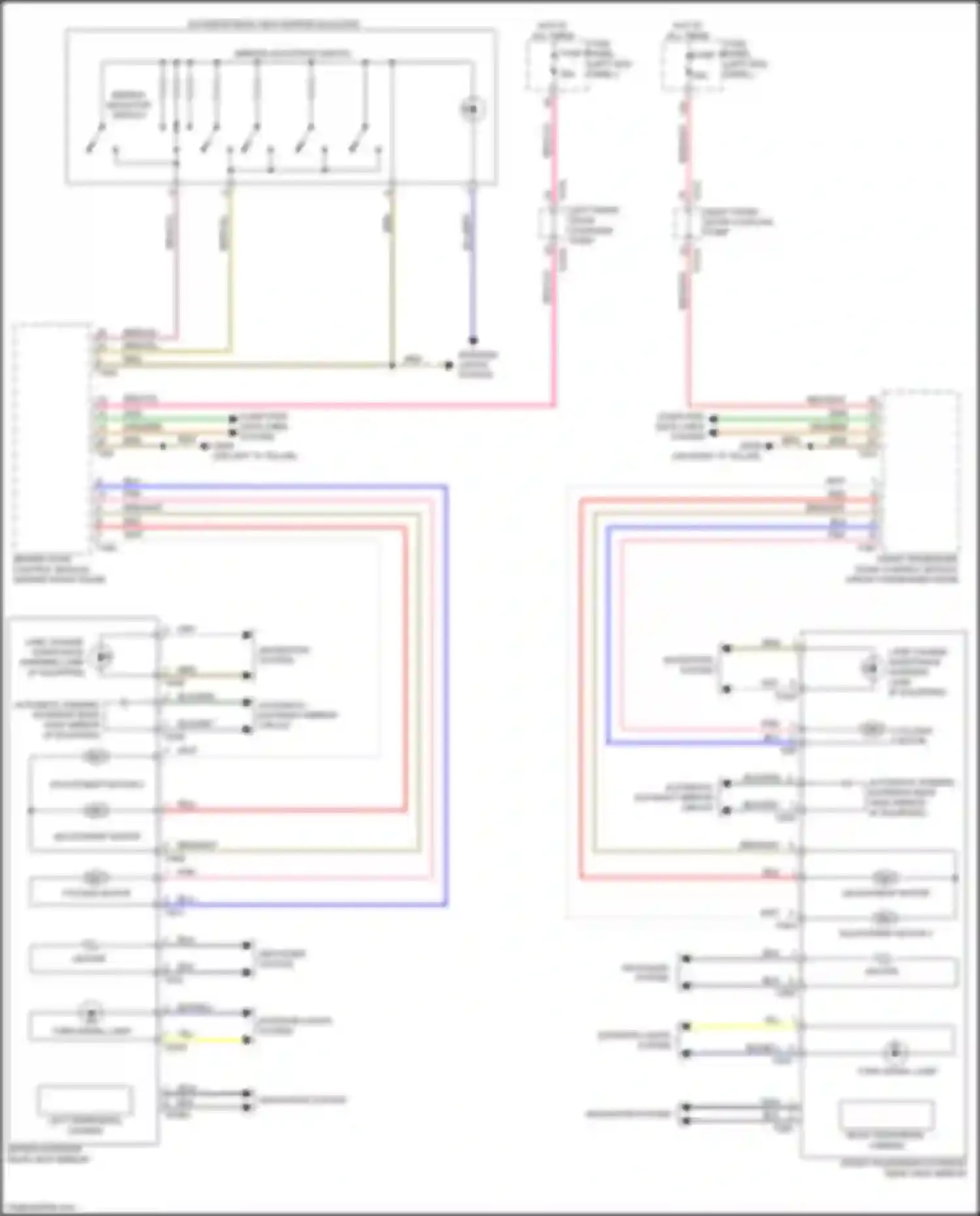 Wiring diagram right peripheral camera for Audi A6 Allroad Quattro C8 (2019-2024) (3 of 3)