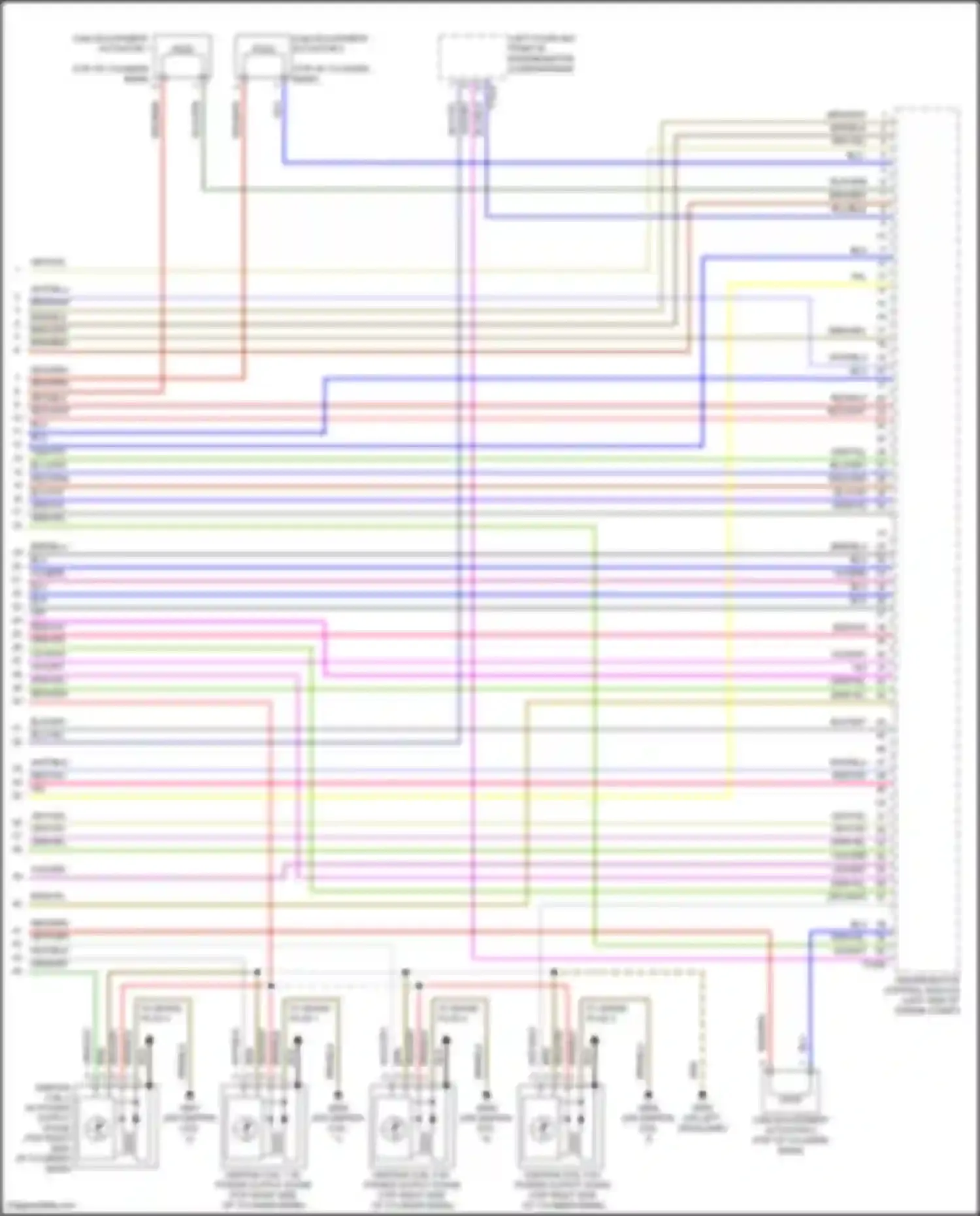 Wiring diagram to spark plug 2 for Audi A6 Allroad Quattro C8 (2019-2024) (1 of 2)