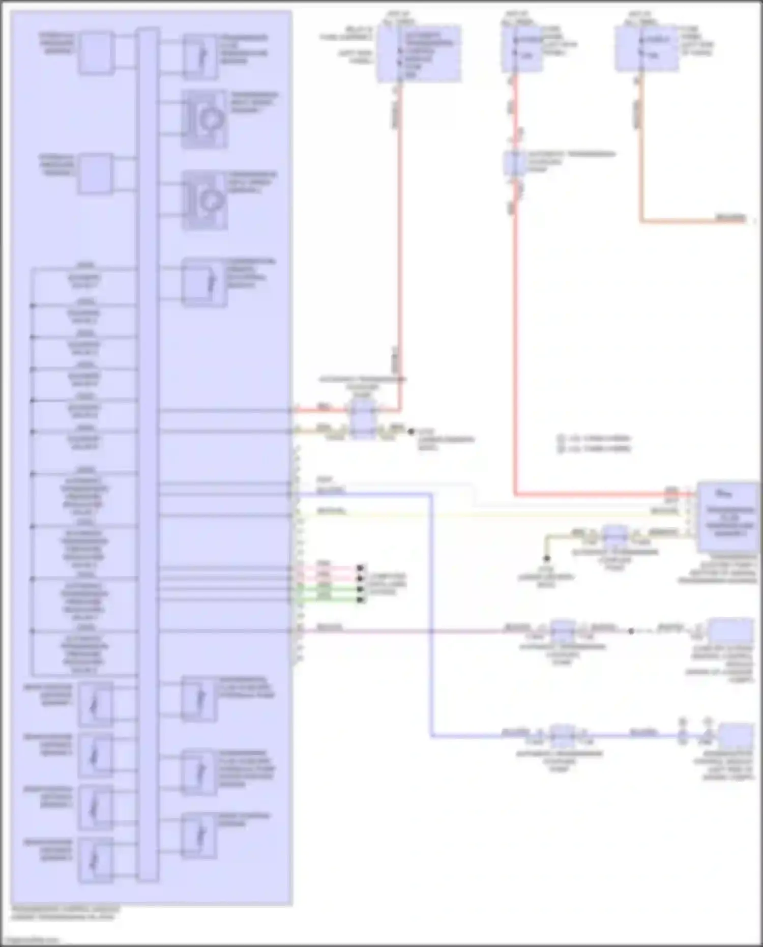 Wiring diagram transmission fluid temperature sensor for Audi A6 Allroad Quattro C8 (2019-2024) (1 of 1)