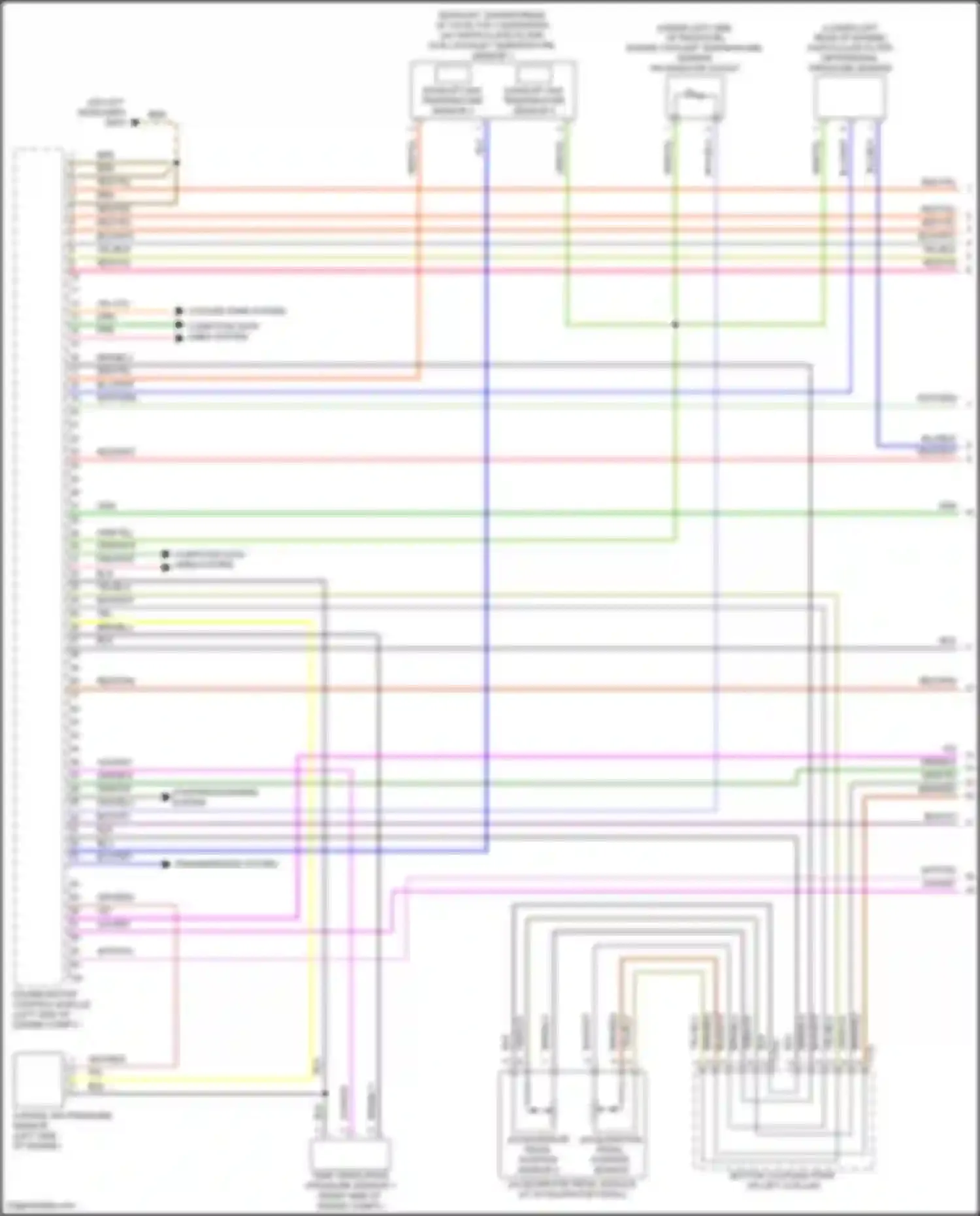 Wiring diagram transmissions system for Audi A6 Allroad Quattro C8 (2019-2024) (1 of 2)