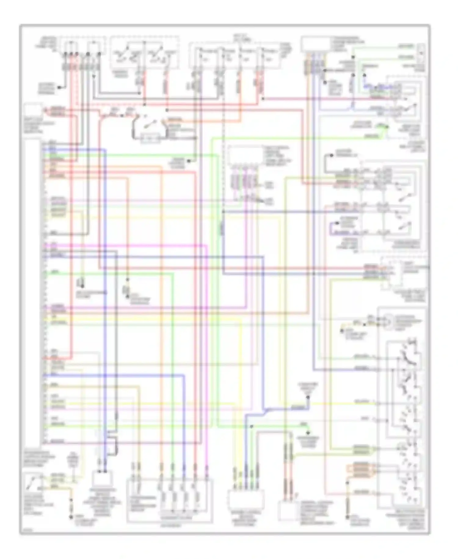 A6 Audi C4 (1994-1997): A/t circuit