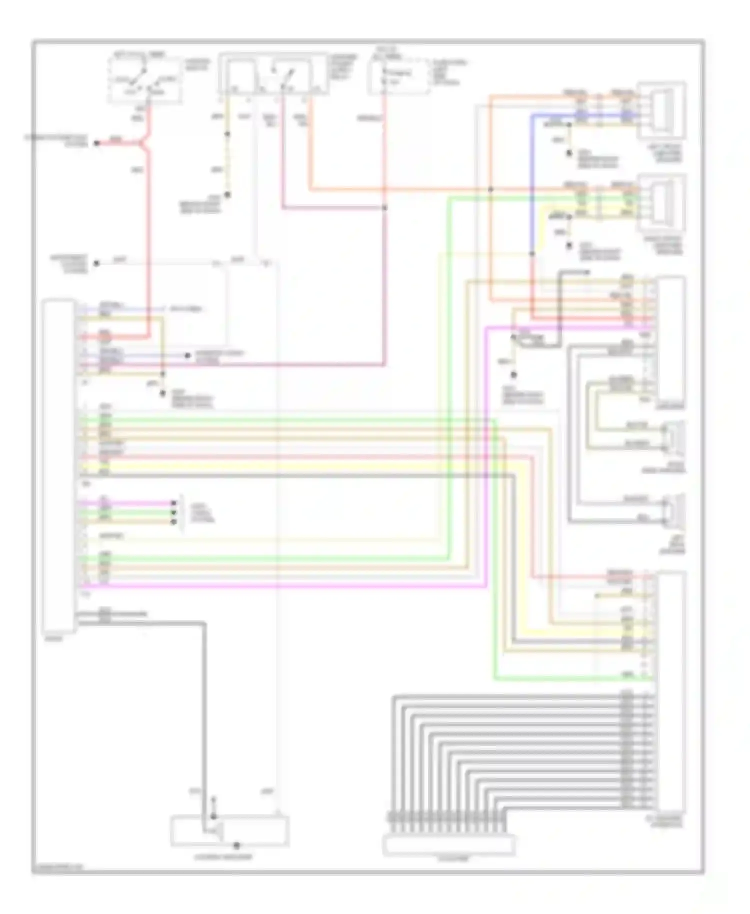 Wiring diagram blk/brn for Audi A6 C4 (1994-1997) (6 of 9)