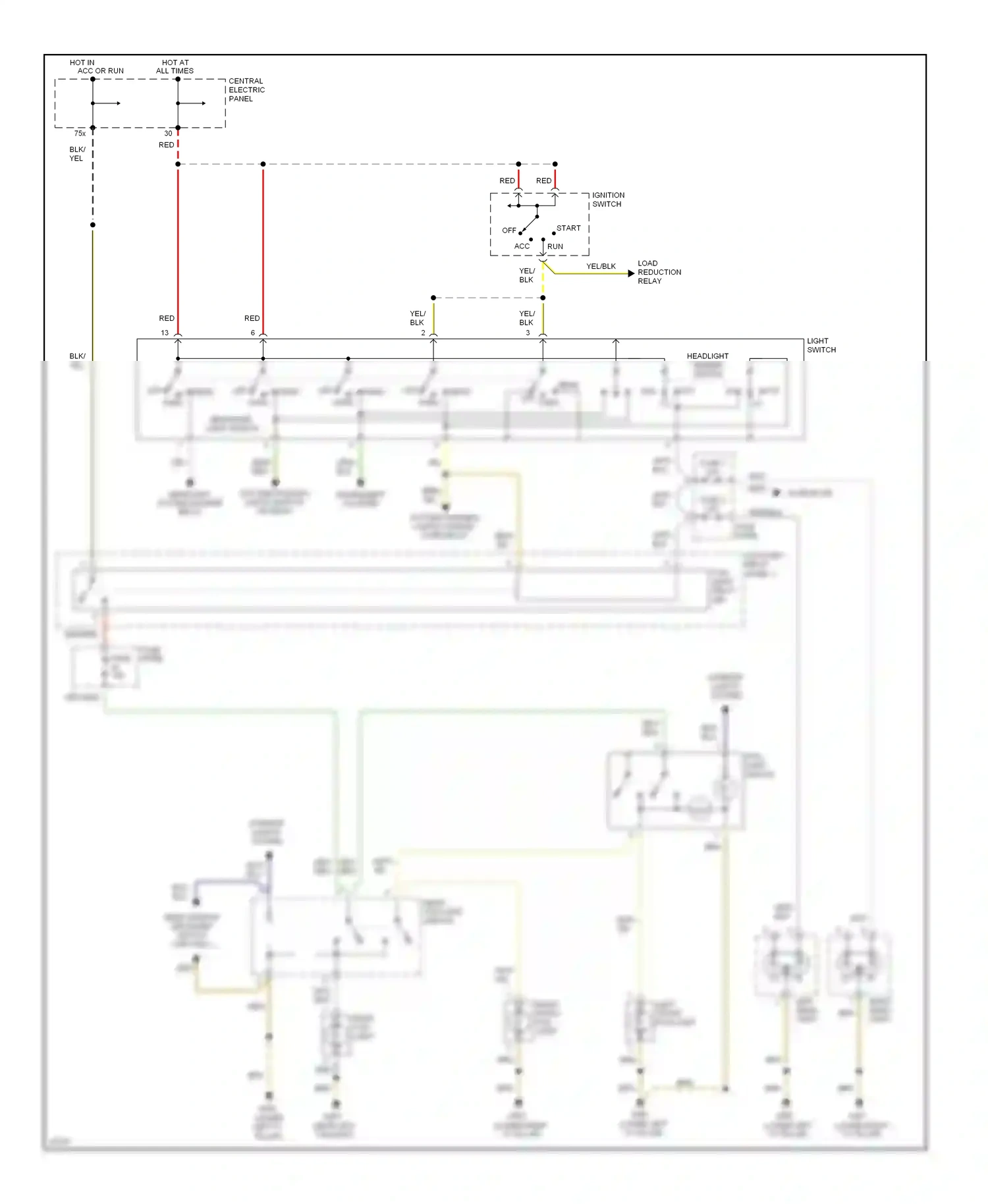 Wiring diagram gry for Audi A6 C4 (1994-1997) (16 of 34)