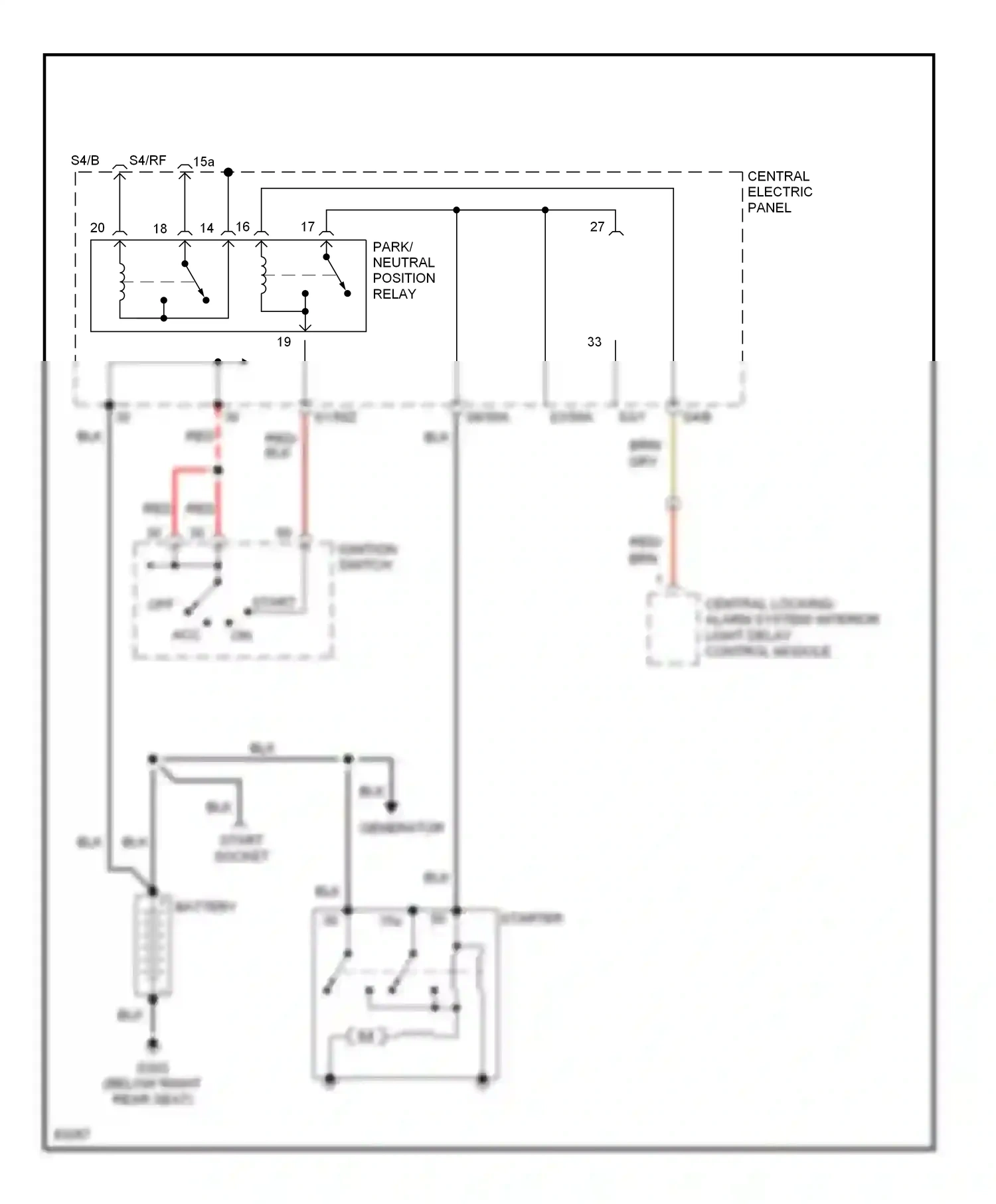 Wiring diagram gry for Audi A6 C4 (1994-1997) (32 of 34)