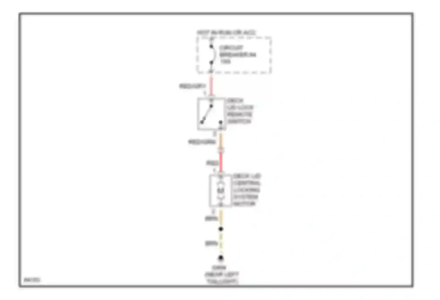 Wiring diagram red for Audi A6 C4 (1994-1997) (43 of 48)