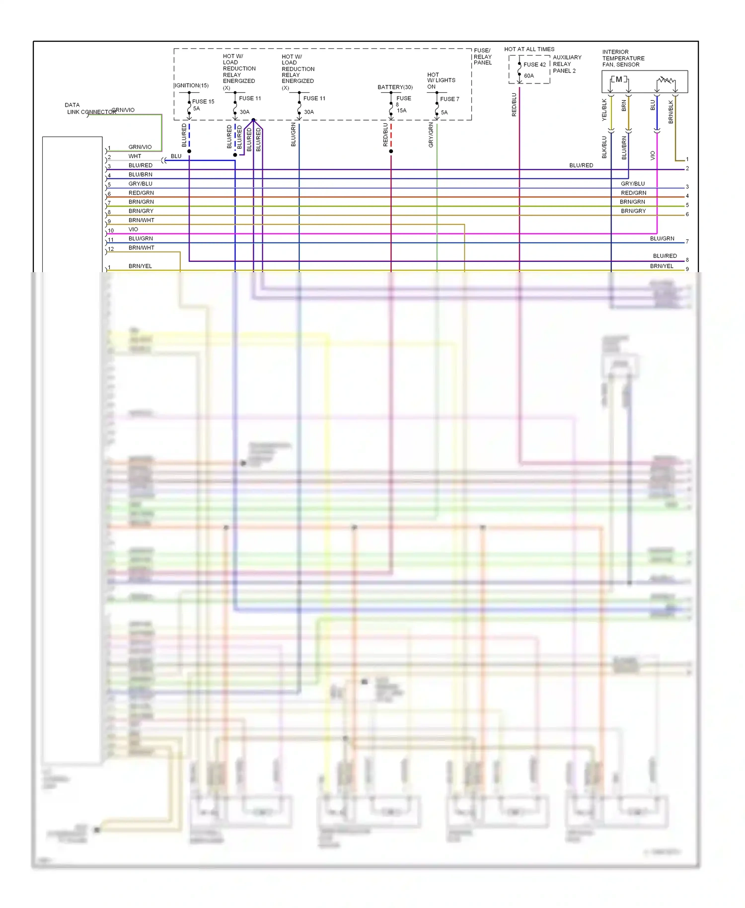 Wiring diagram wht for Audi A6 C4 (1994-1997) (5 of 39)
