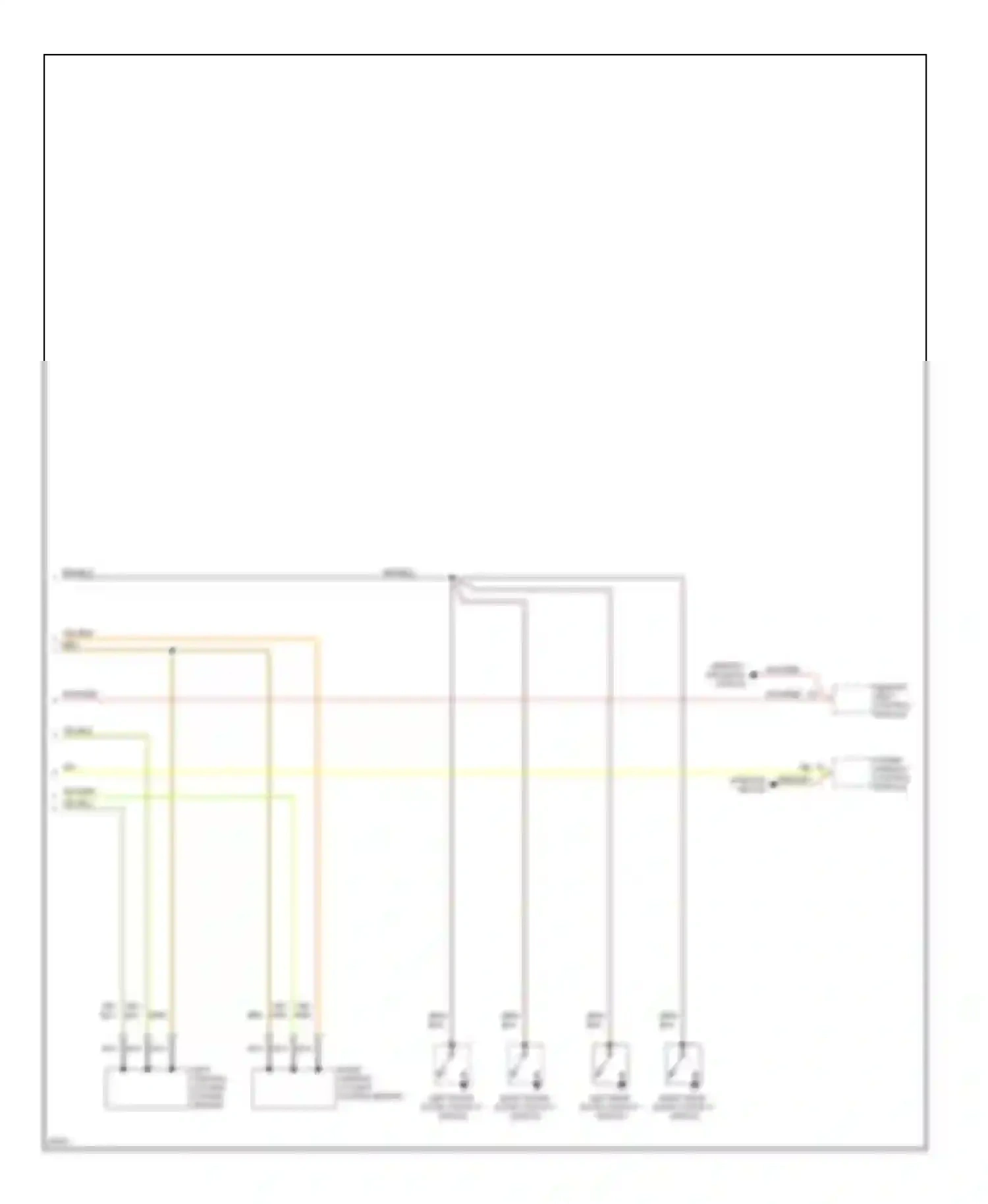 Wiring diagram yel for Audi A6 C4 (1994-1997) (5 of 42)