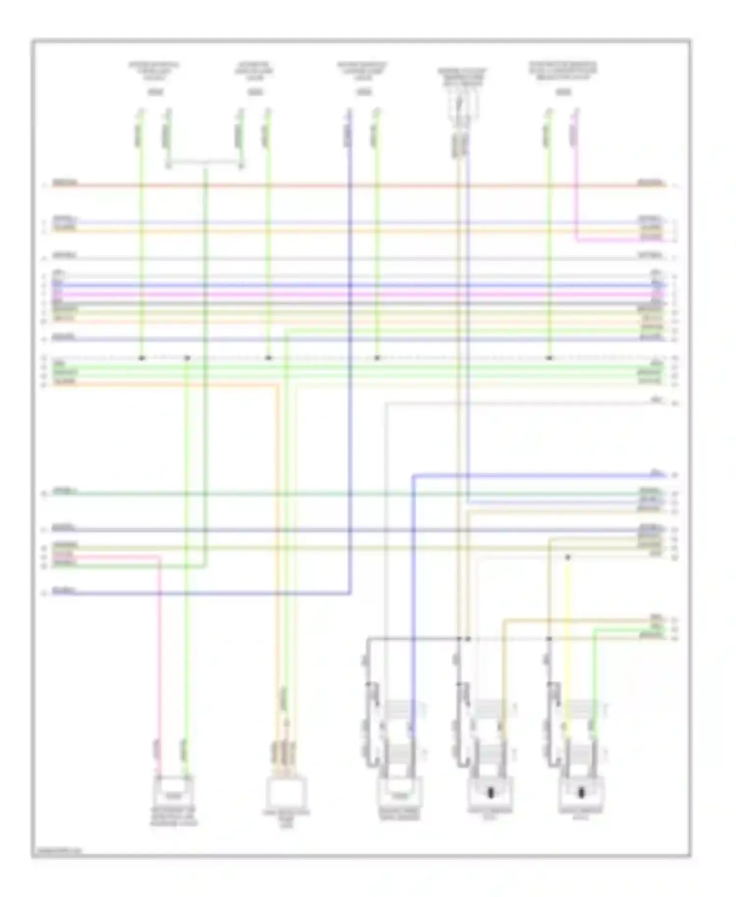 A6 Audi C5 facelift (2001-2004): Wiring diagram engine performance 4.2l (2 of 4)