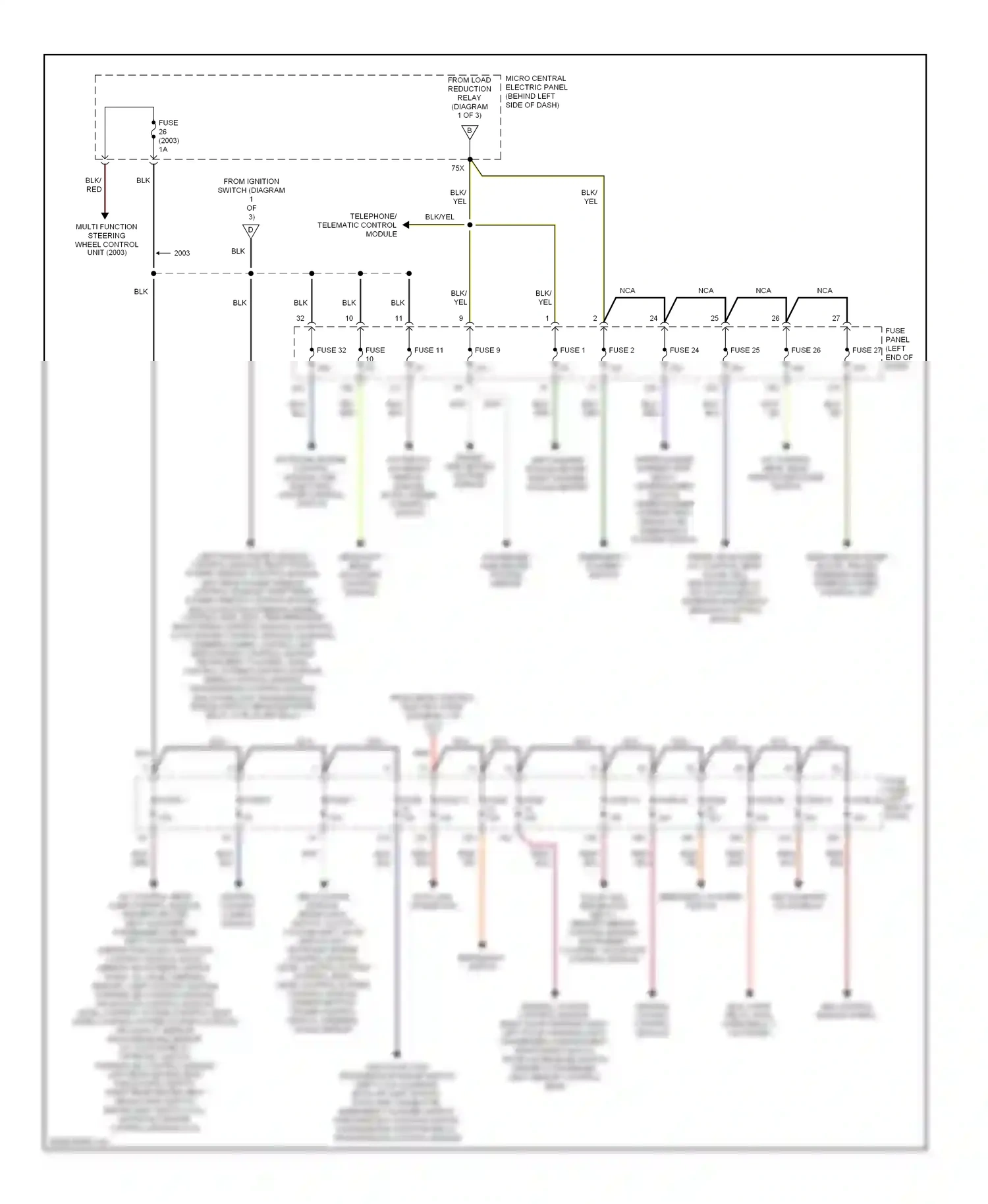 Wiring diagram a/c control head, rear window defogger switch for Audi A6 C5 facelift (2001-2004) (1 of 1)
