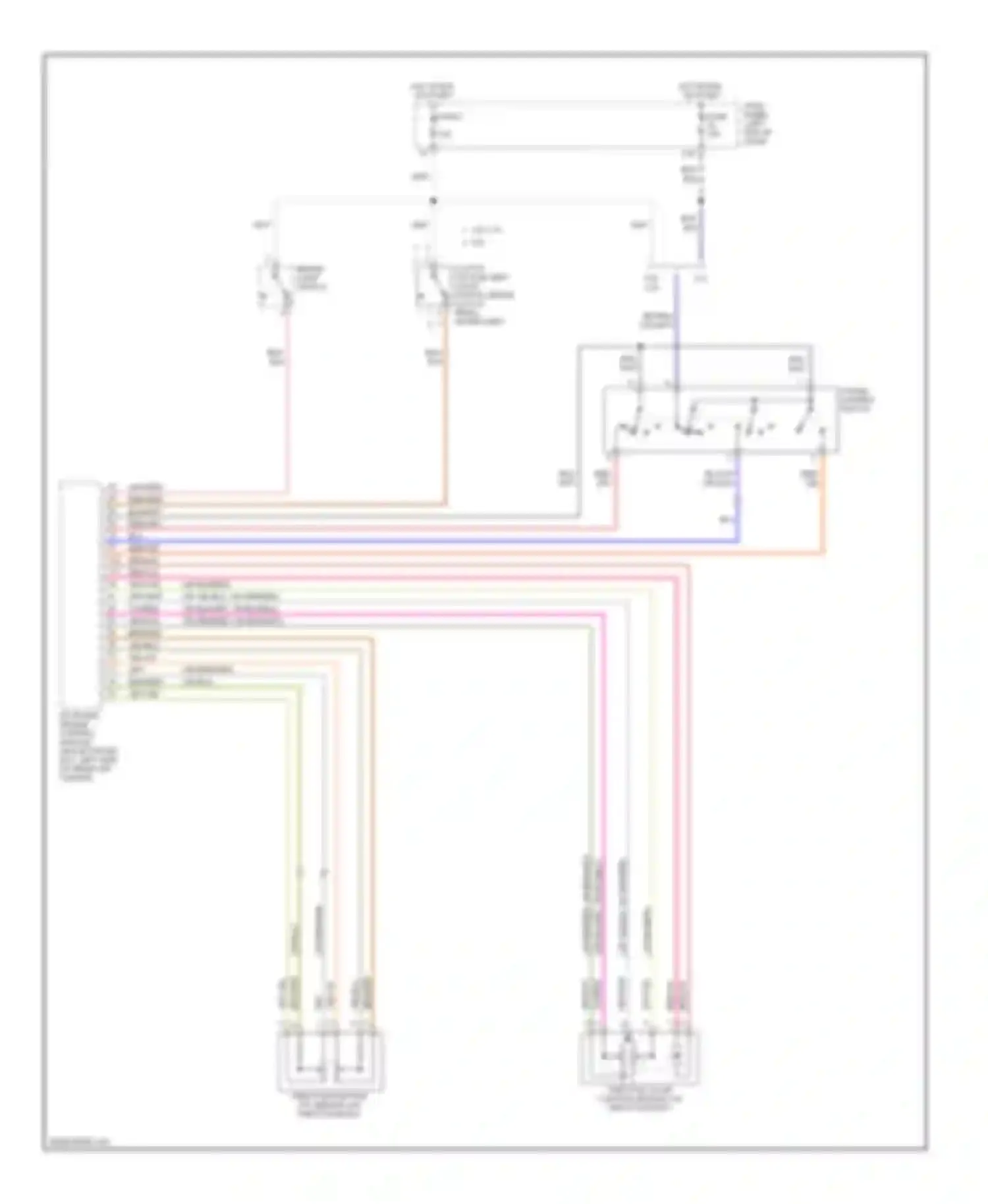 Wiring diagram hot in run or start for Audi A6 C5 facelift (2001-2004)