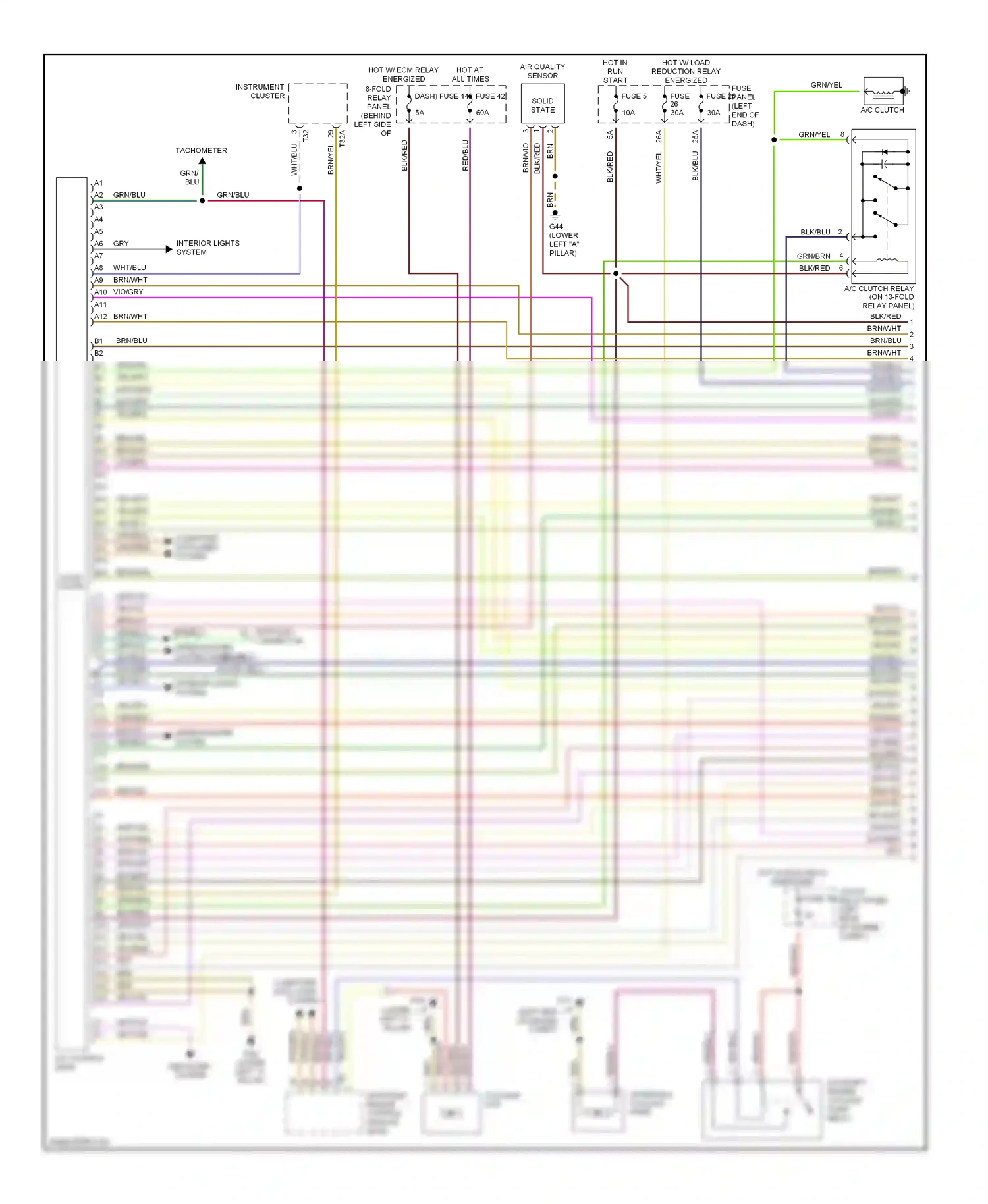 Wiring diagram blu for Audi A6 C5 facelift (2001-2004) (3 of 62)
