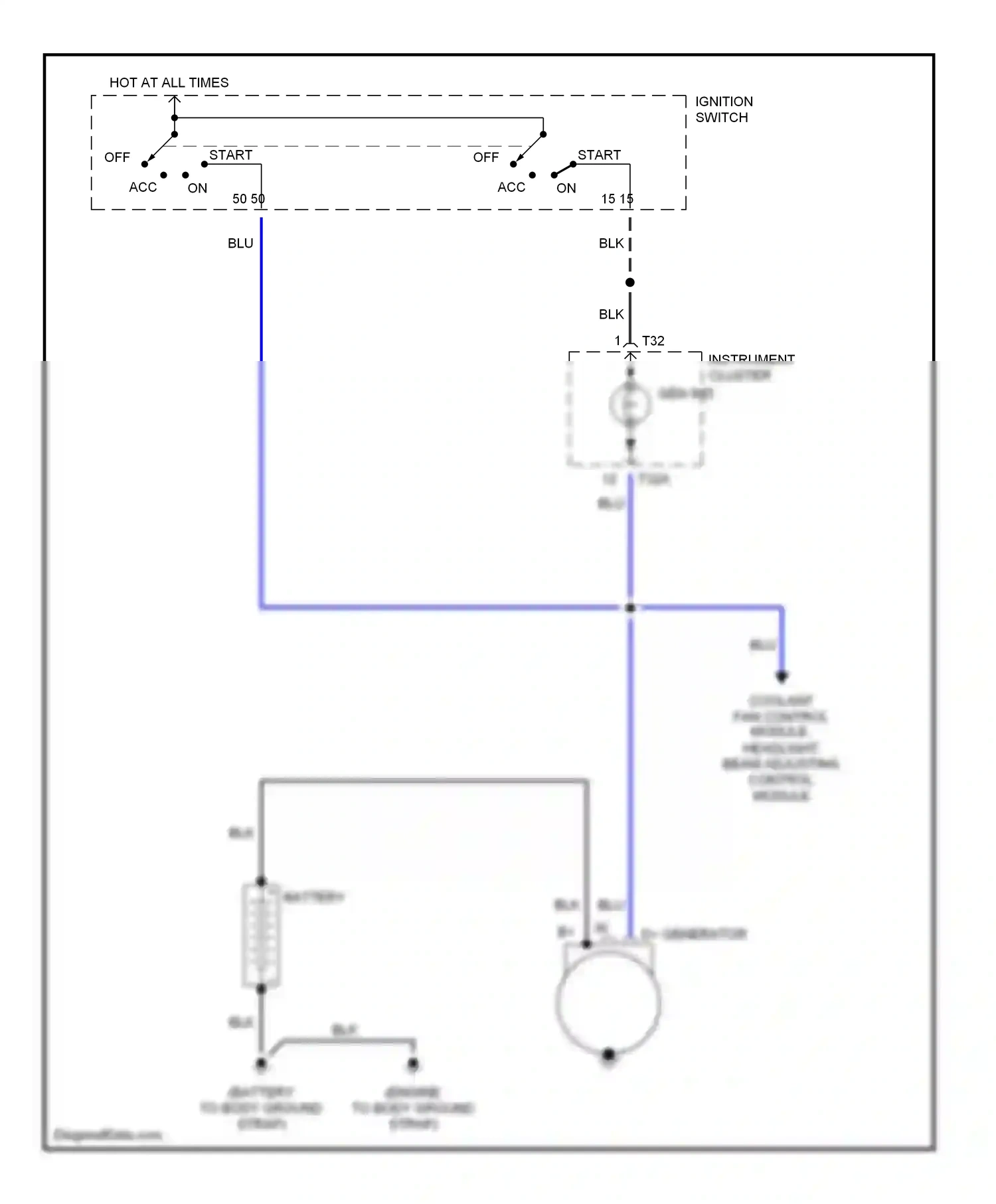 Wiring diagram blu for Audi A6 C5 facelift (2001-2004) (58 of 62)