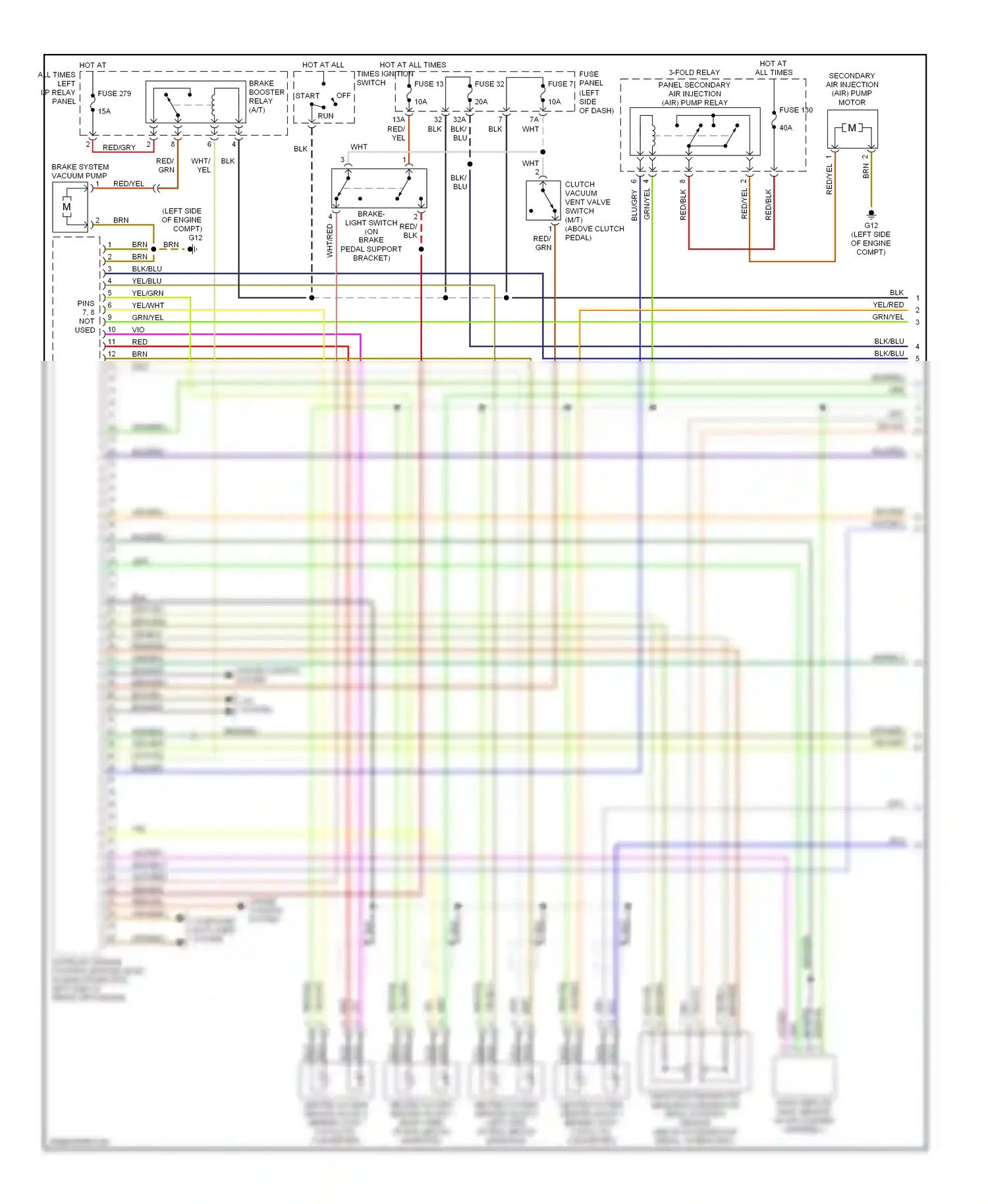 Wiring diagram blu/gry for Audi A6 C5 facelift (2001-2004) (5 of 20)