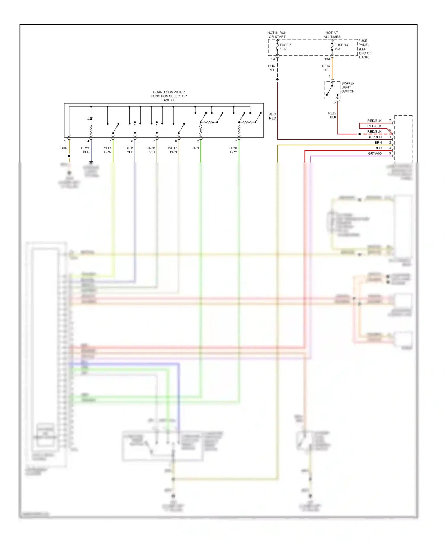 Wiring diagram brn for Audi A6 C5 facelift (2001-2004) (41 of 79)