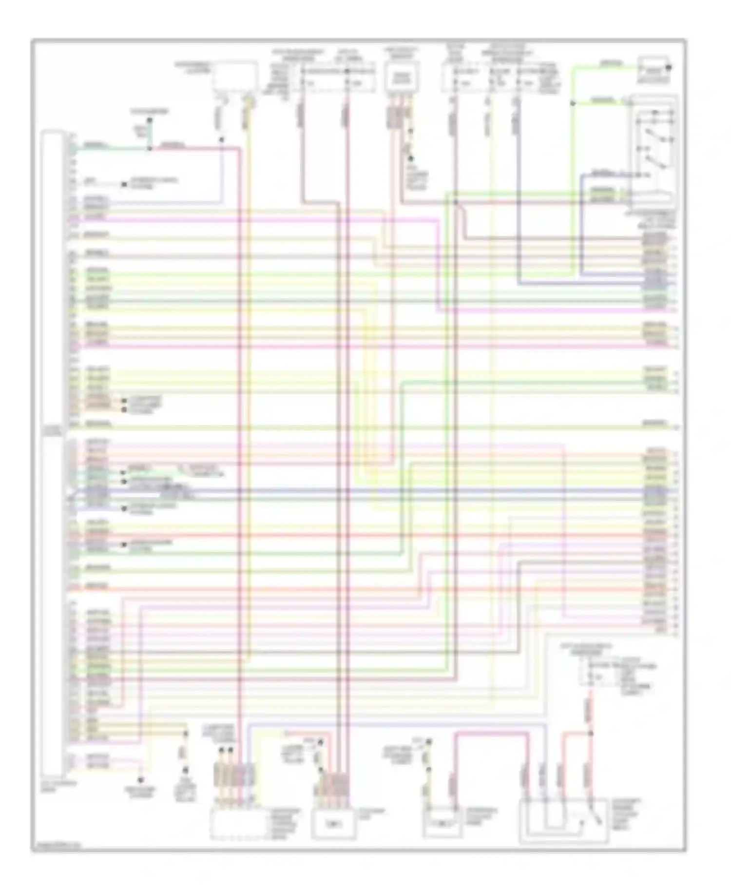 Wiring diagram fuse 142 for Audi A6 C5 facelift (2001-2004) (1 of 2)