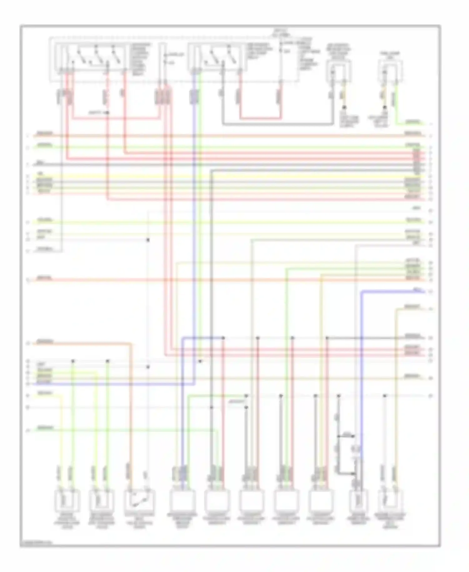 Wiring diagram fuse 282 for Audi A6 C5 facelift (2001-2004) (1 of 1)