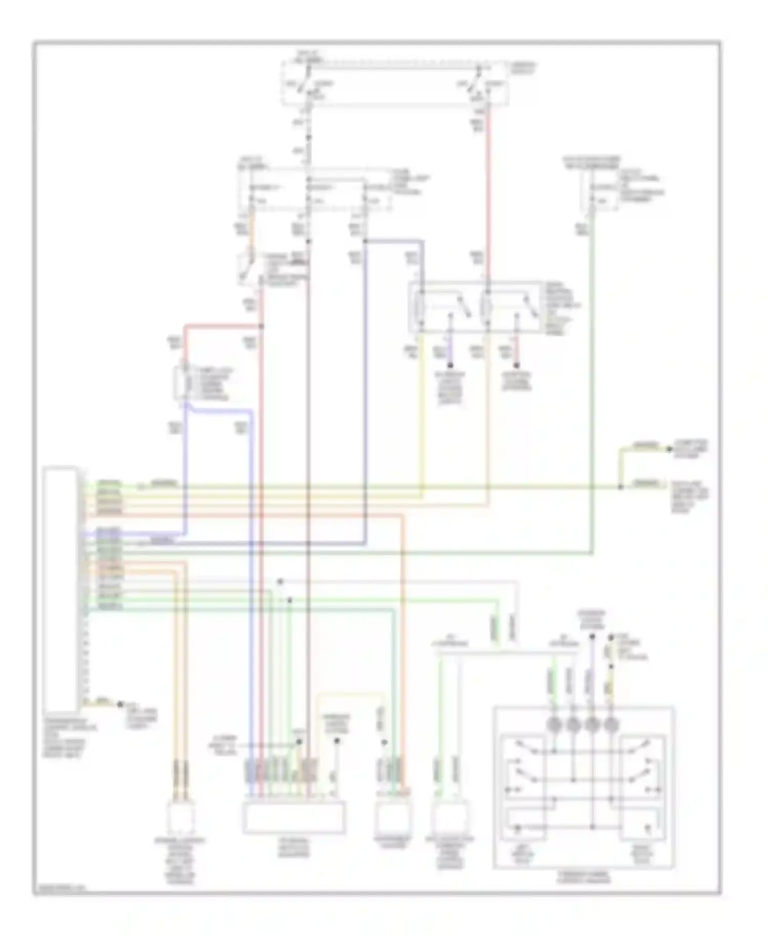 Wiring diagram ignition switch for Audi A6 C5 facelift (2001-2004) (22 of 26)