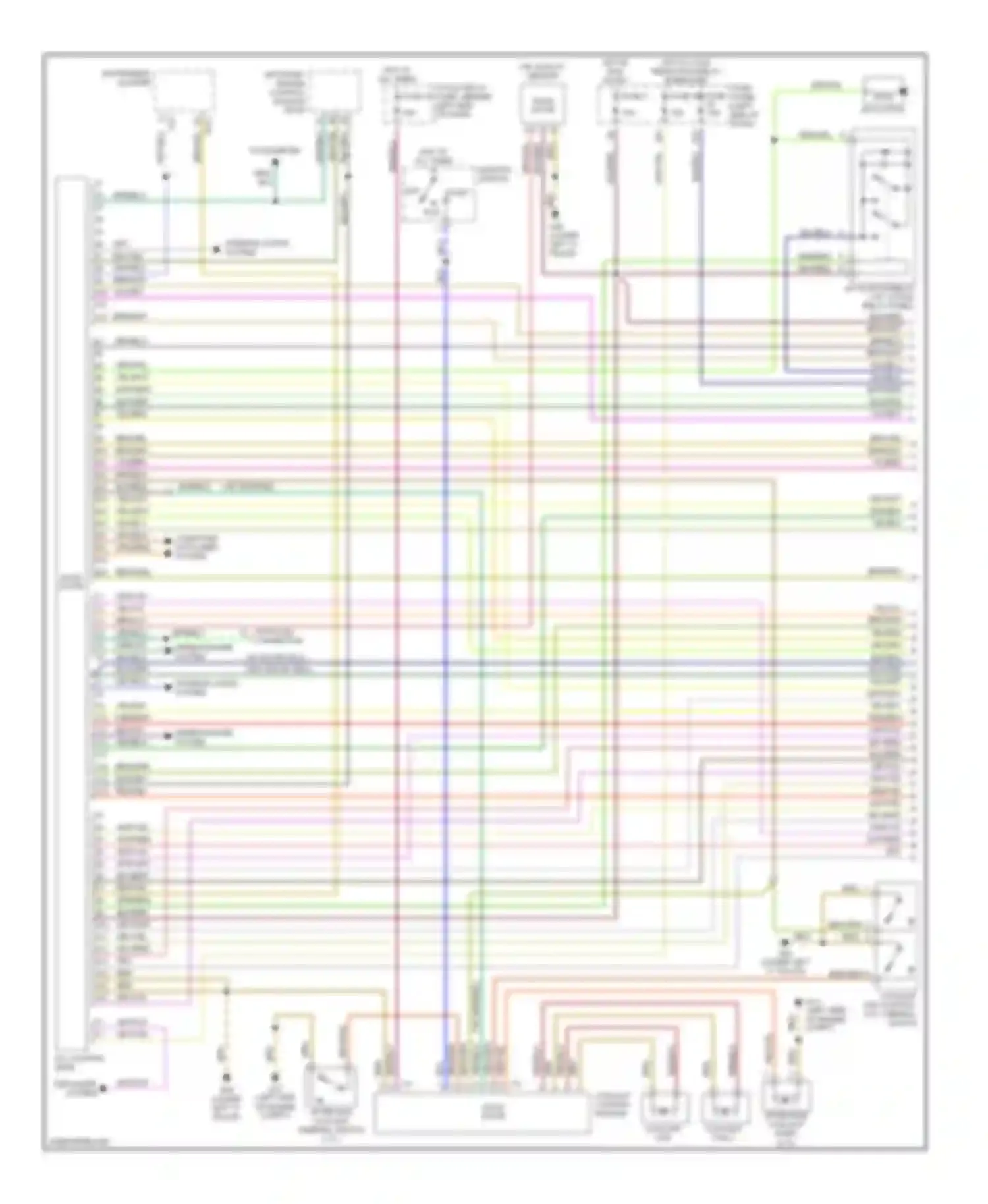Wiring diagram solid state for Audi A6 C5 facelift (2001-2004) (1 of 11)