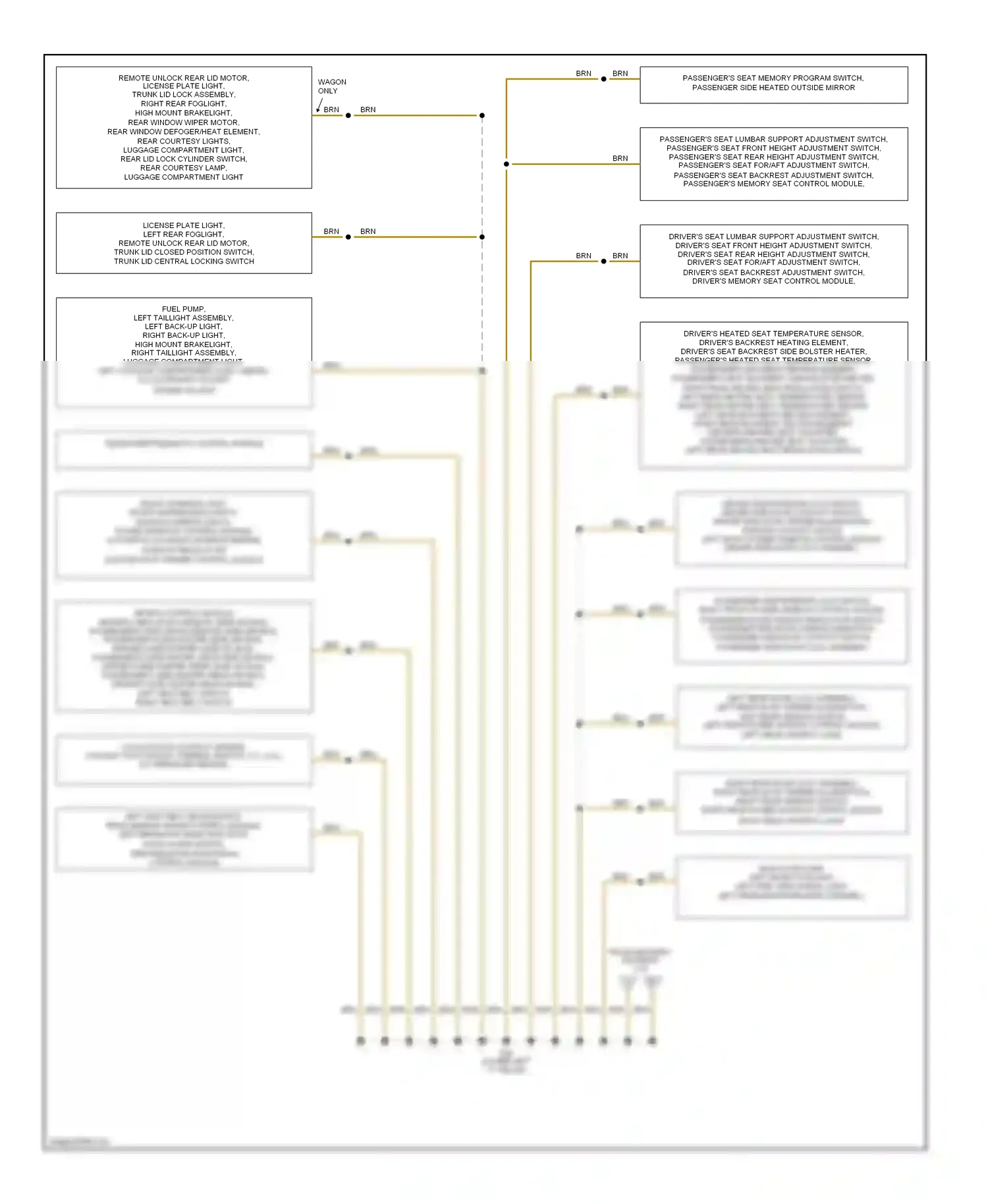 Wiring diagram wagon only for Audi A6 C5 facelift (2001-2004) (1 of 1)