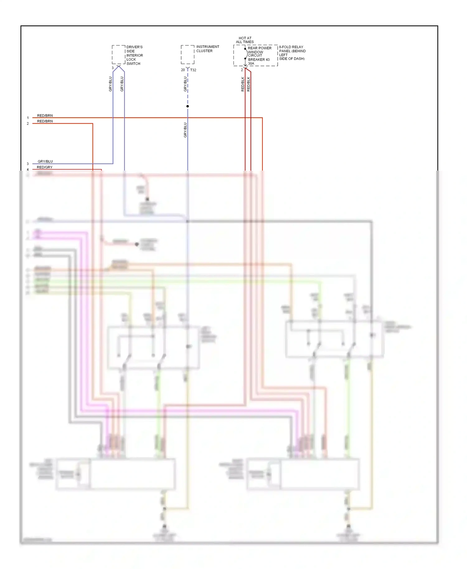 Wiring diagram wht for Audi A6 C5 facelift (2001-2004) (46 of 51)