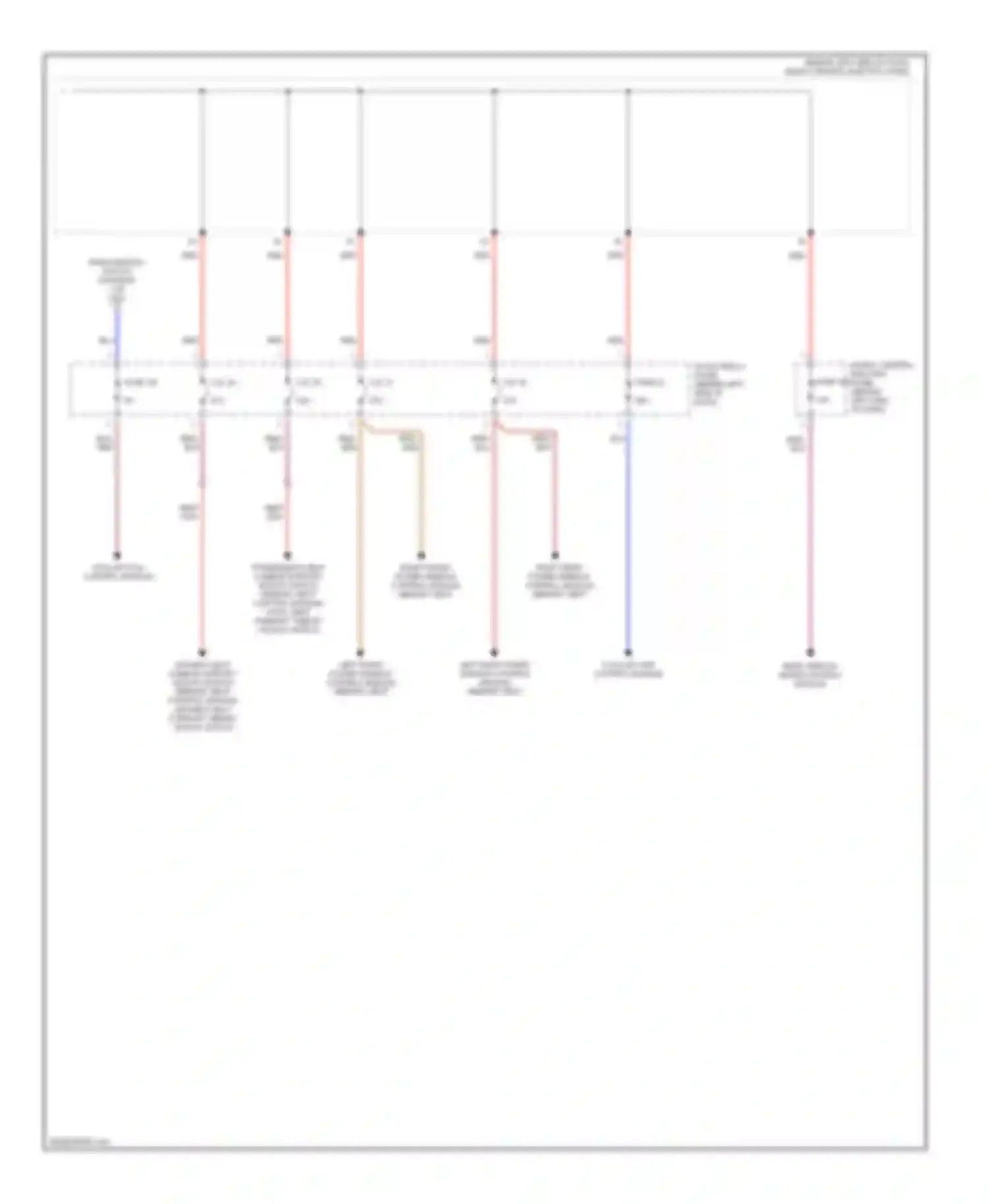 A6 Audi C5 (1997-2001): Power distribution circuit (3 of 3)