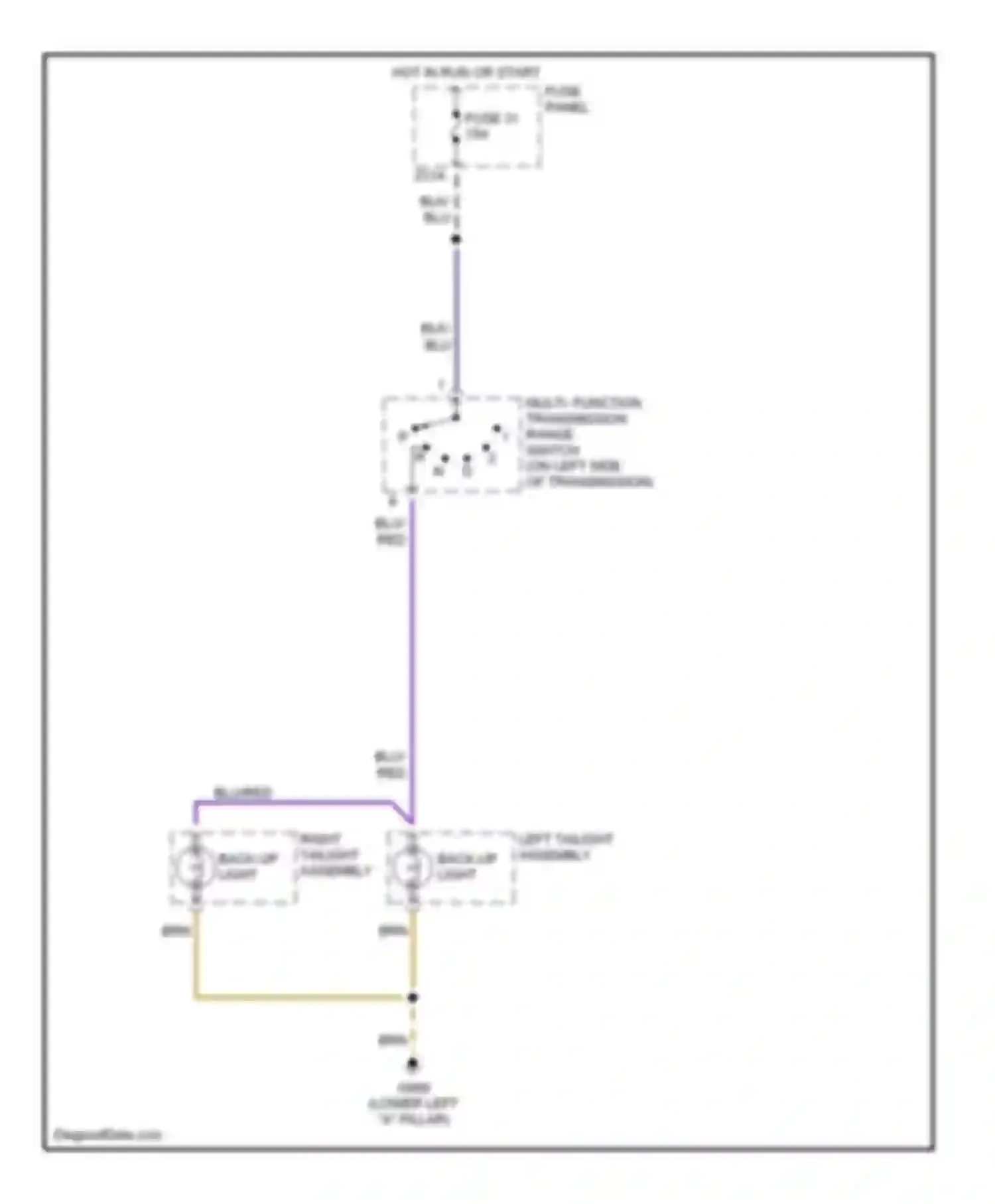 Wiring diagram blk for Audi A6 C5 (1997-2001) (4 of 41)