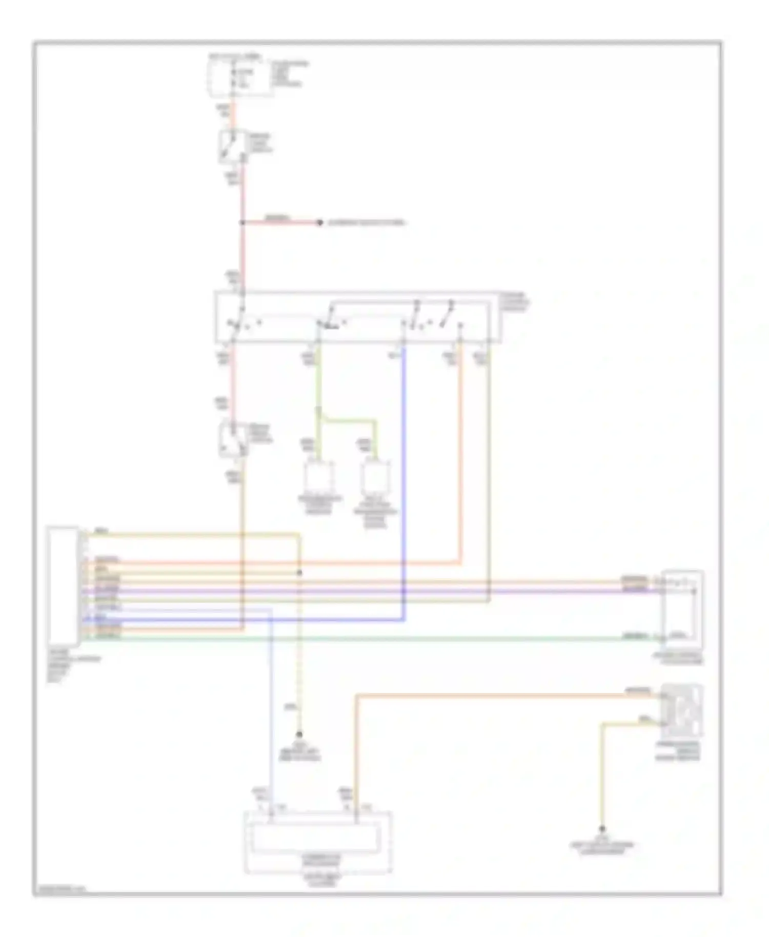 Wiring diagram transmission control module for Audi A6 C5 (1997-2001)