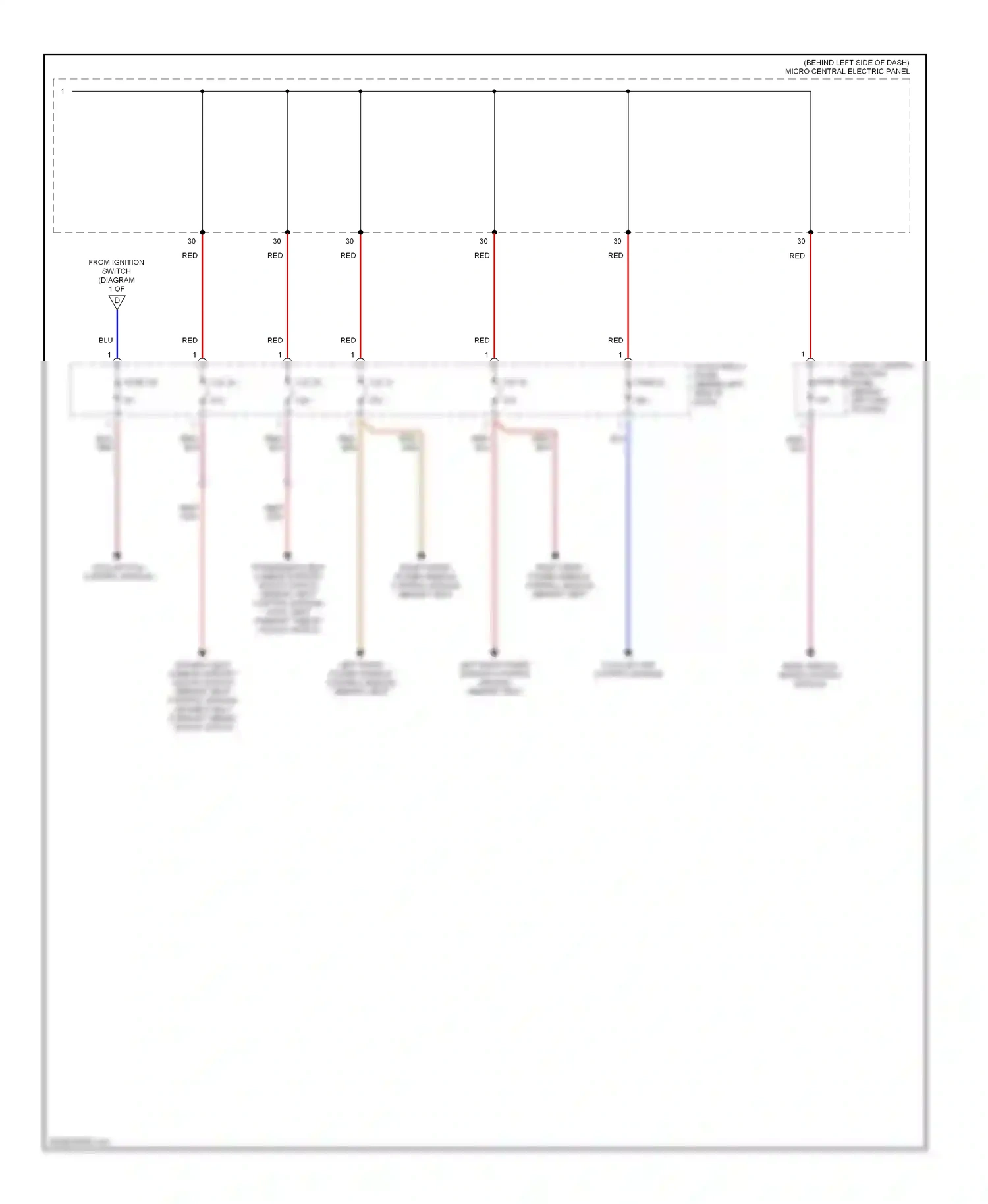 Audi A6 C5 (1997-2001) wht wiring diagram  (20 of 33)