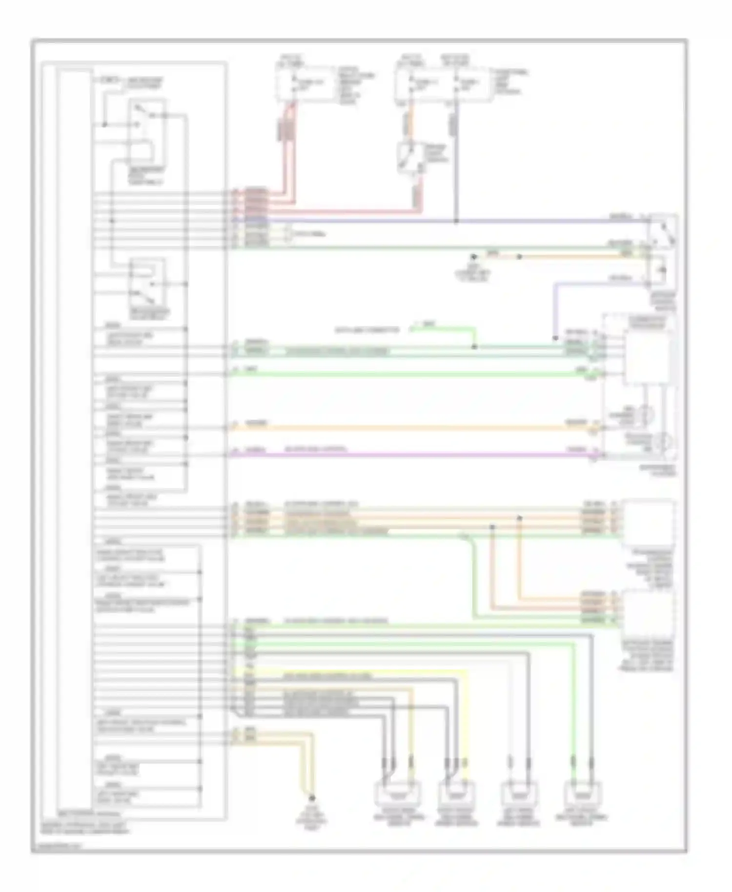 Wiring diagram wht/blk for Audi A6 C5 (1997-2001) (1 of 13)