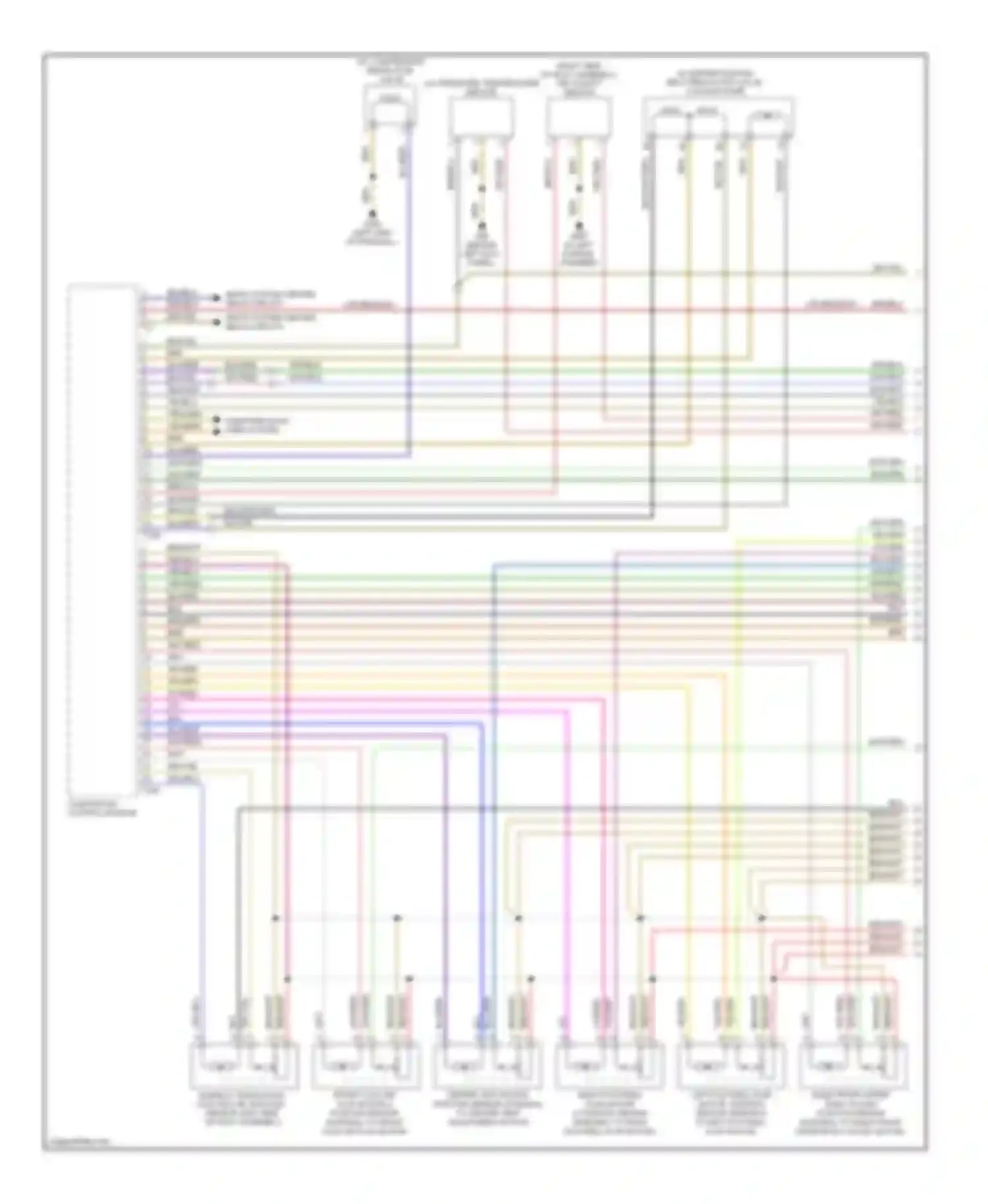 A6 Audi C6 facelift (2008-2011): Automatic a/c circuit (1 of 4)