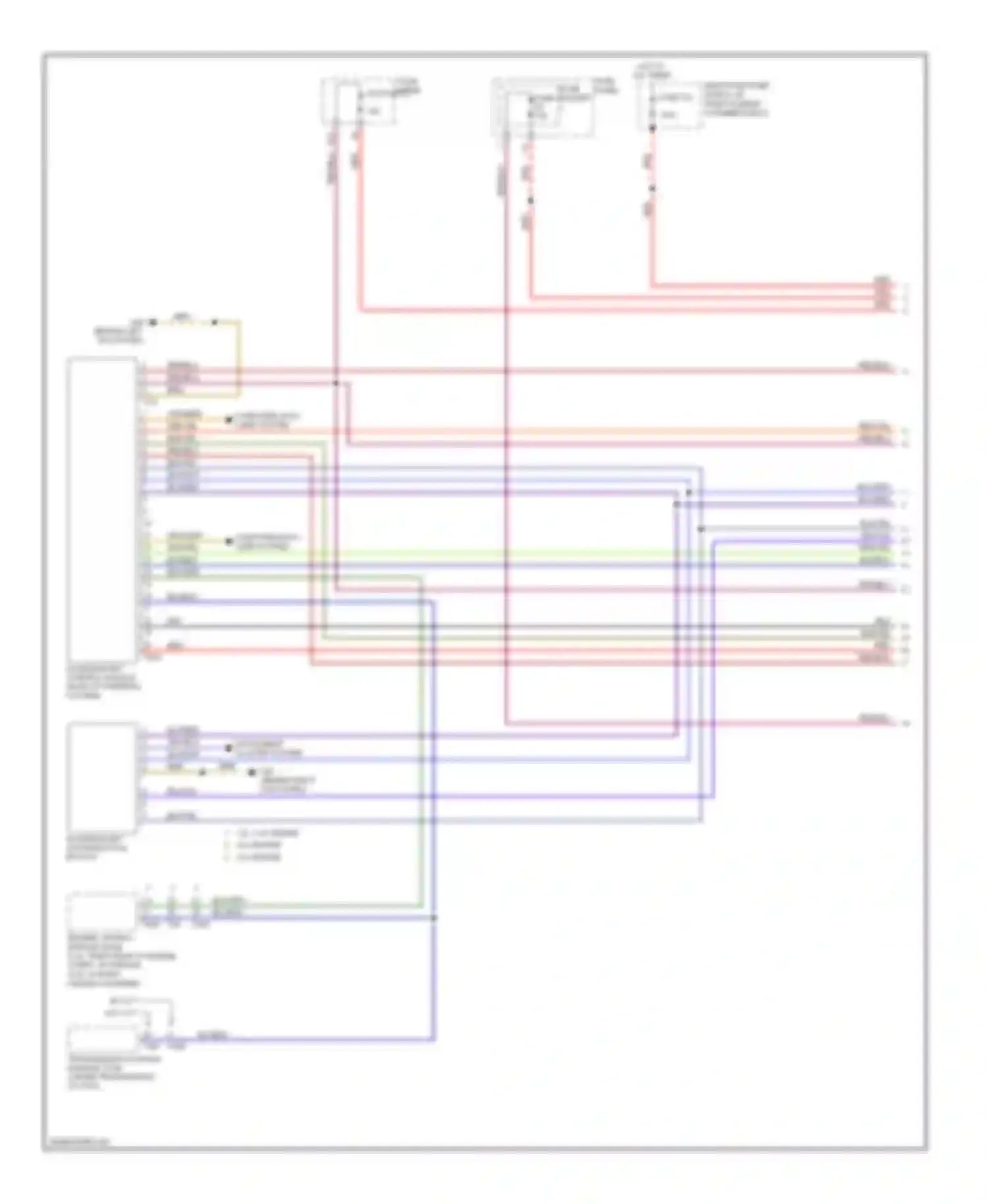 A6 Audi C6 facelift (2008-2011): Access/start circuit (1 of 2)
