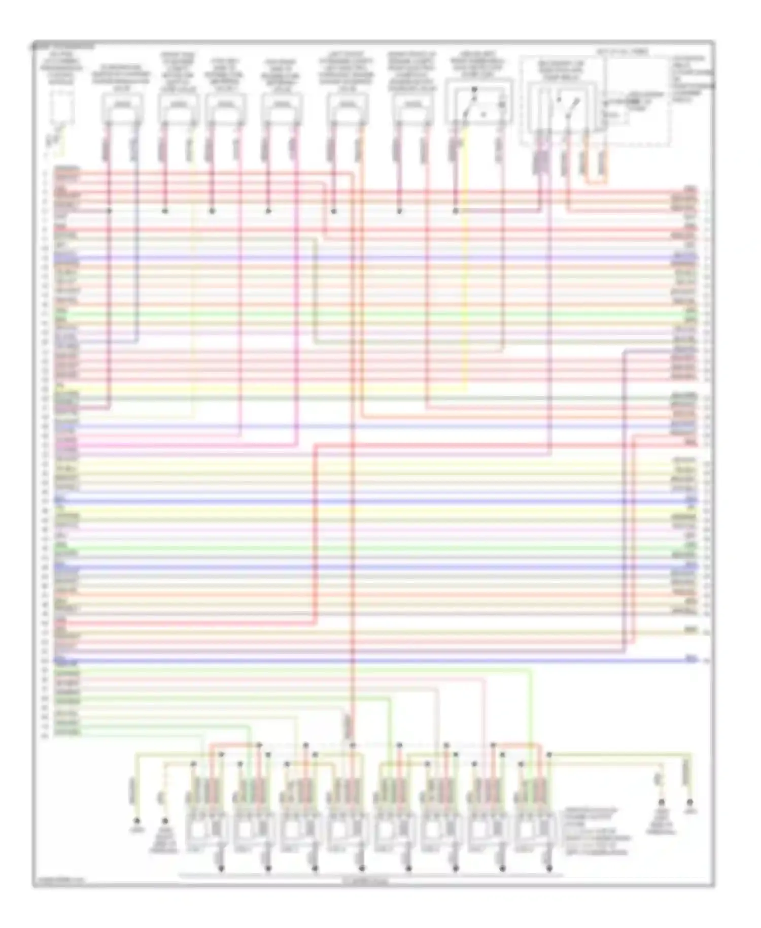 A6 Audi C6 facelift (2008-2011): Wiring diagram engine performance 4.2l (4 of 5)