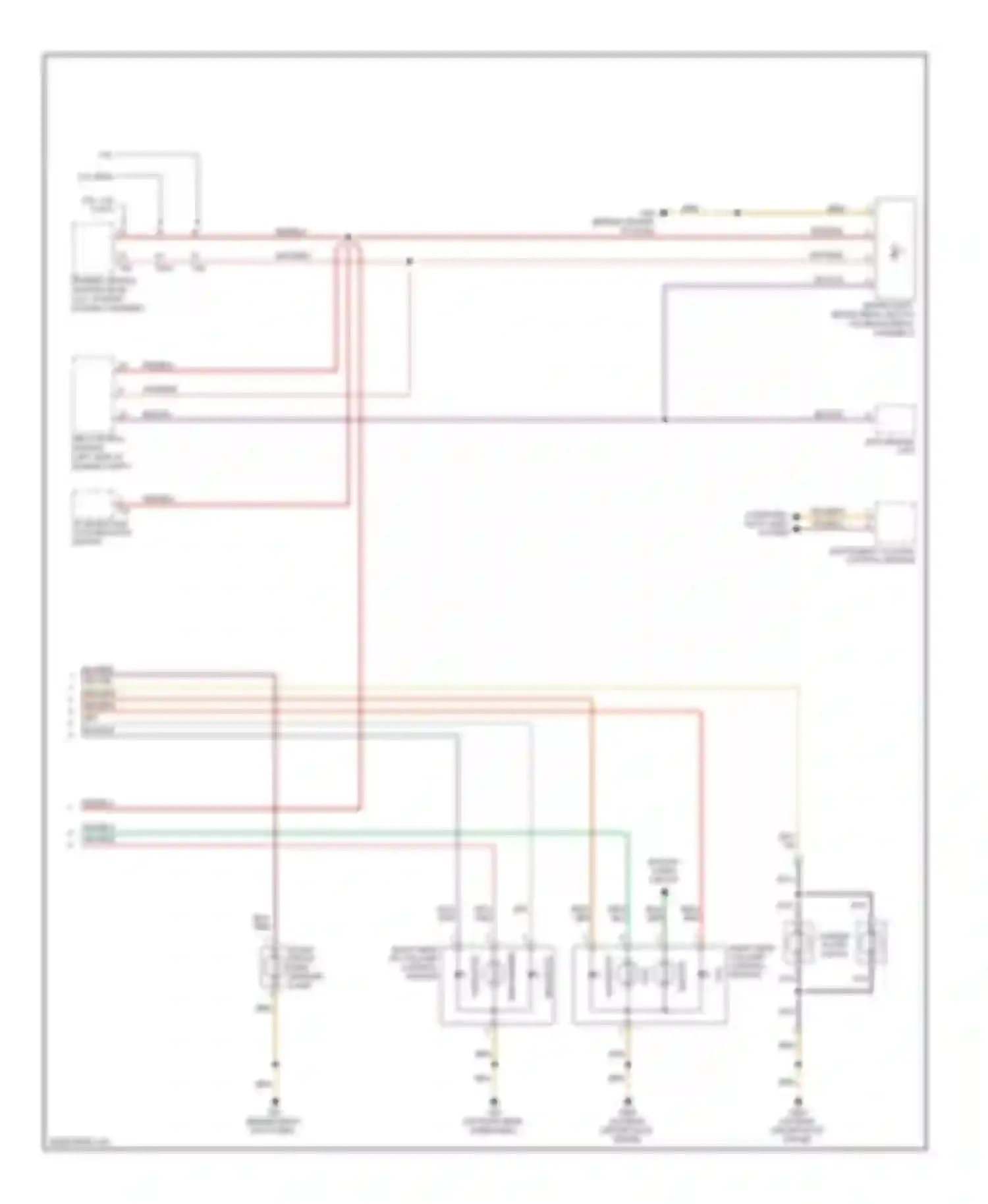Wiring diagram esp sensor unit for Audi A6 C6 facelift (2008-2011)