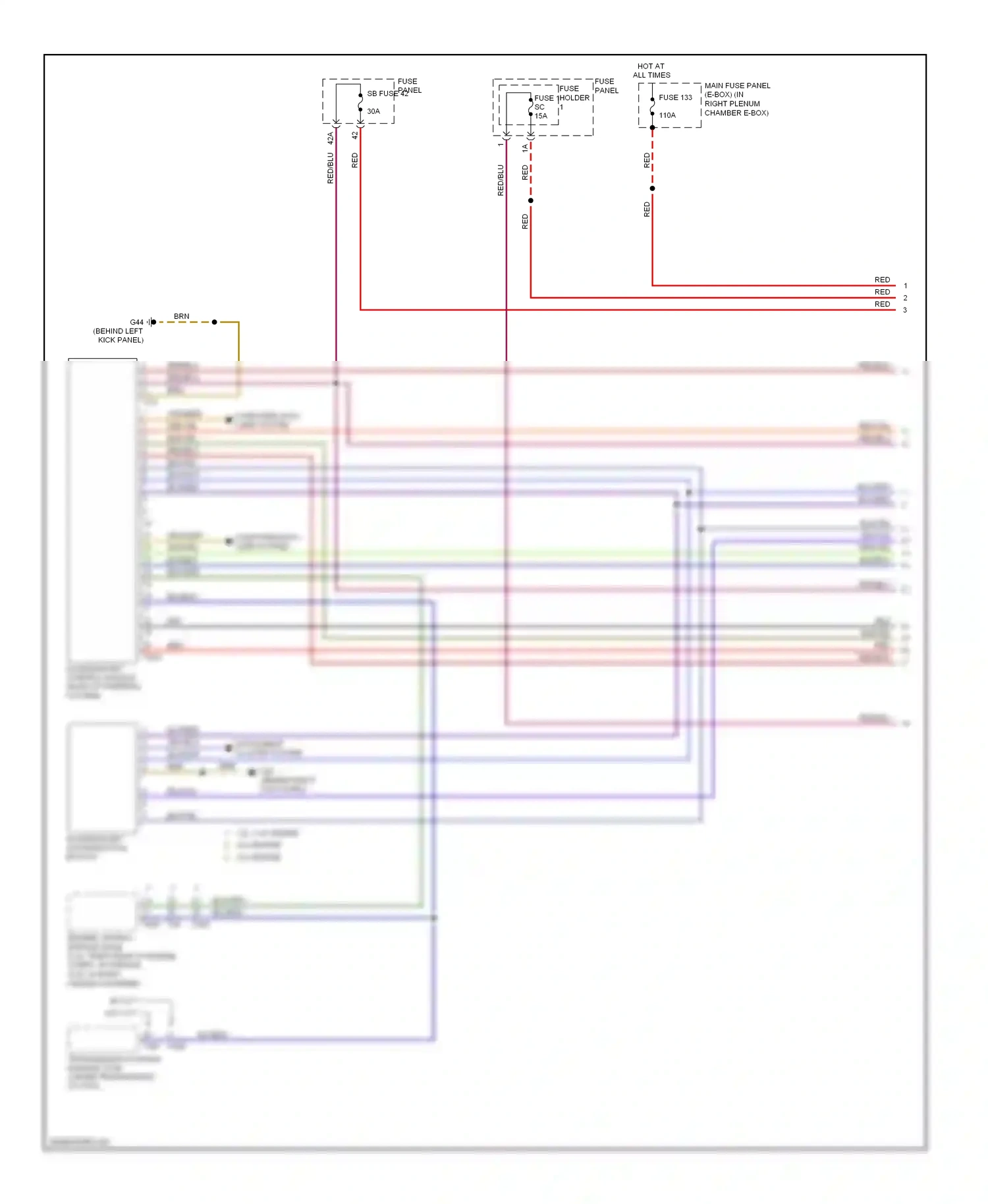 Audi A6 C6 facelift (2008-2011) computer data lines system wiring diagram  (4 of 76)