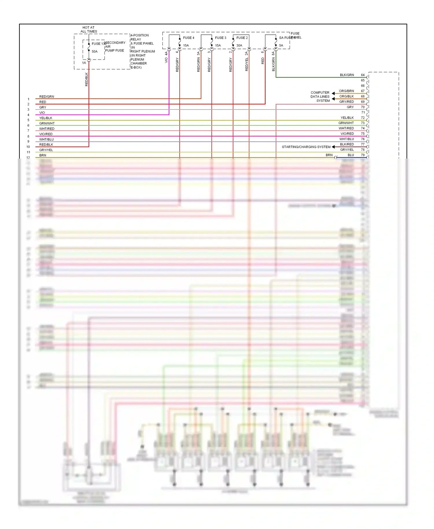 Audi A6 C6 facelift (2008-2011) computer data lines system wiring diagram  (19 of 76)