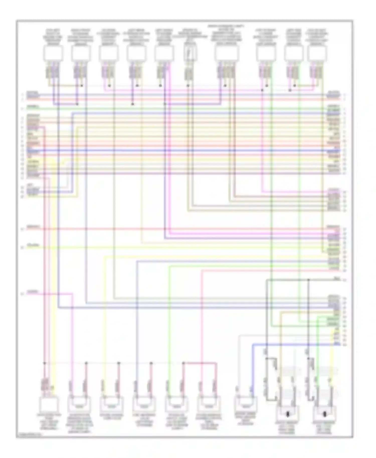 Wiring diagram intake change- over valve for Audi A6 C6 facelift (2008-2011)