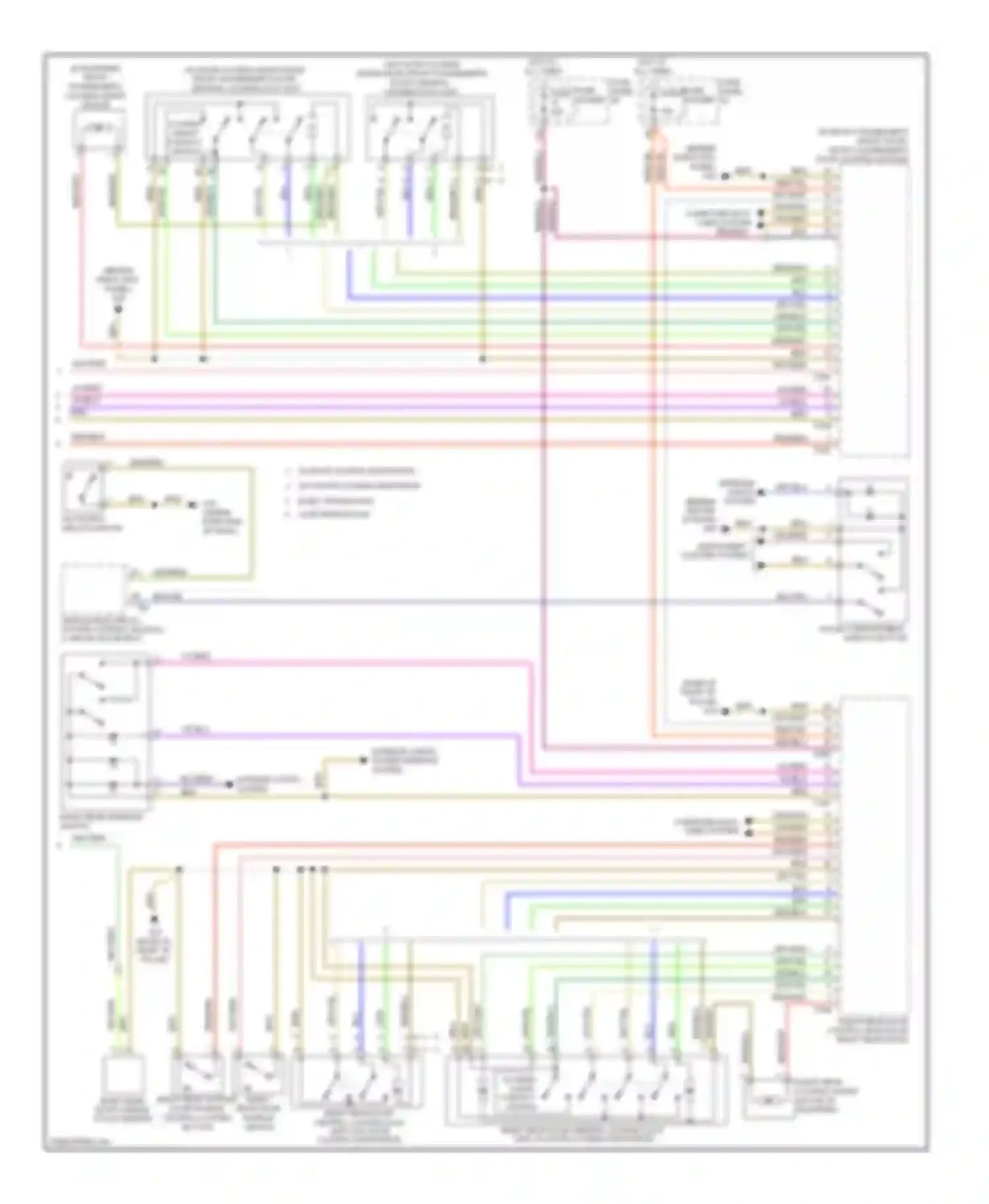 Wiring diagram fuse fuse 10 holder for Audi A6 C6 facelift (2008-2011) (2 of 2)
