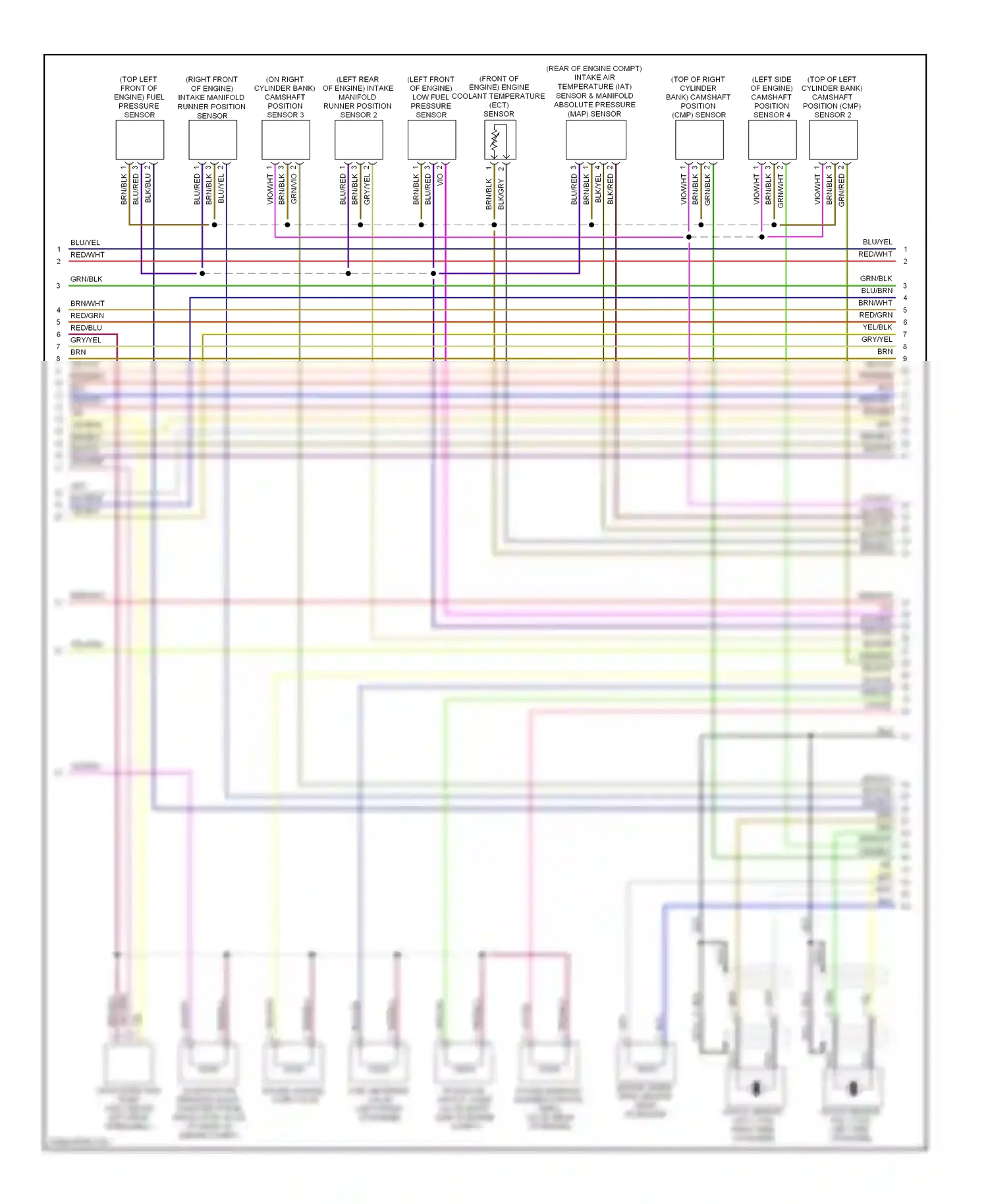 Audi A6 C6 facelift (2008-2011) grn/red wiring diagram  (10 of 25)
