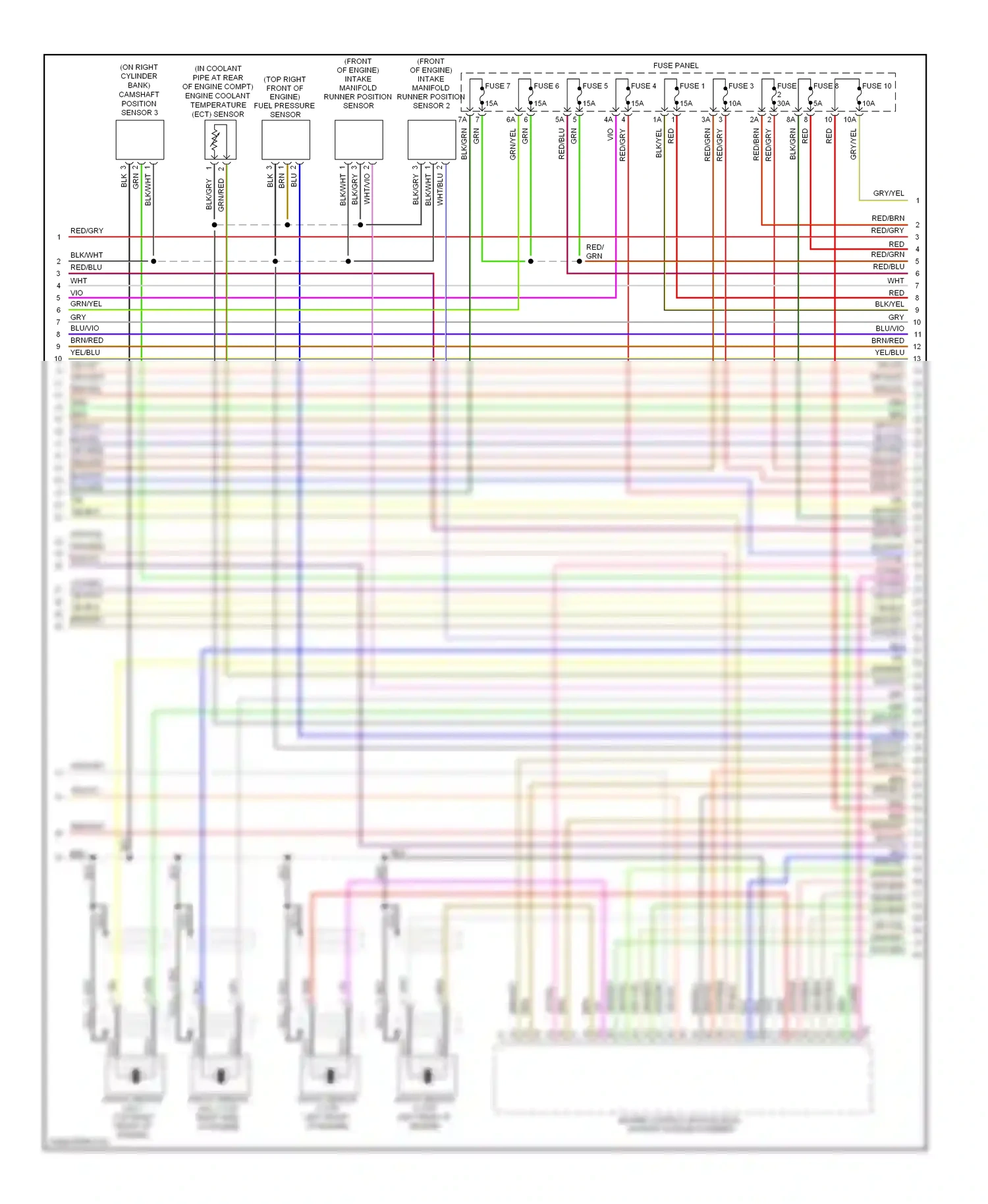 Audi A6 C6 facelift (2008-2011) grn/yel wiring diagram  (19 of 25)