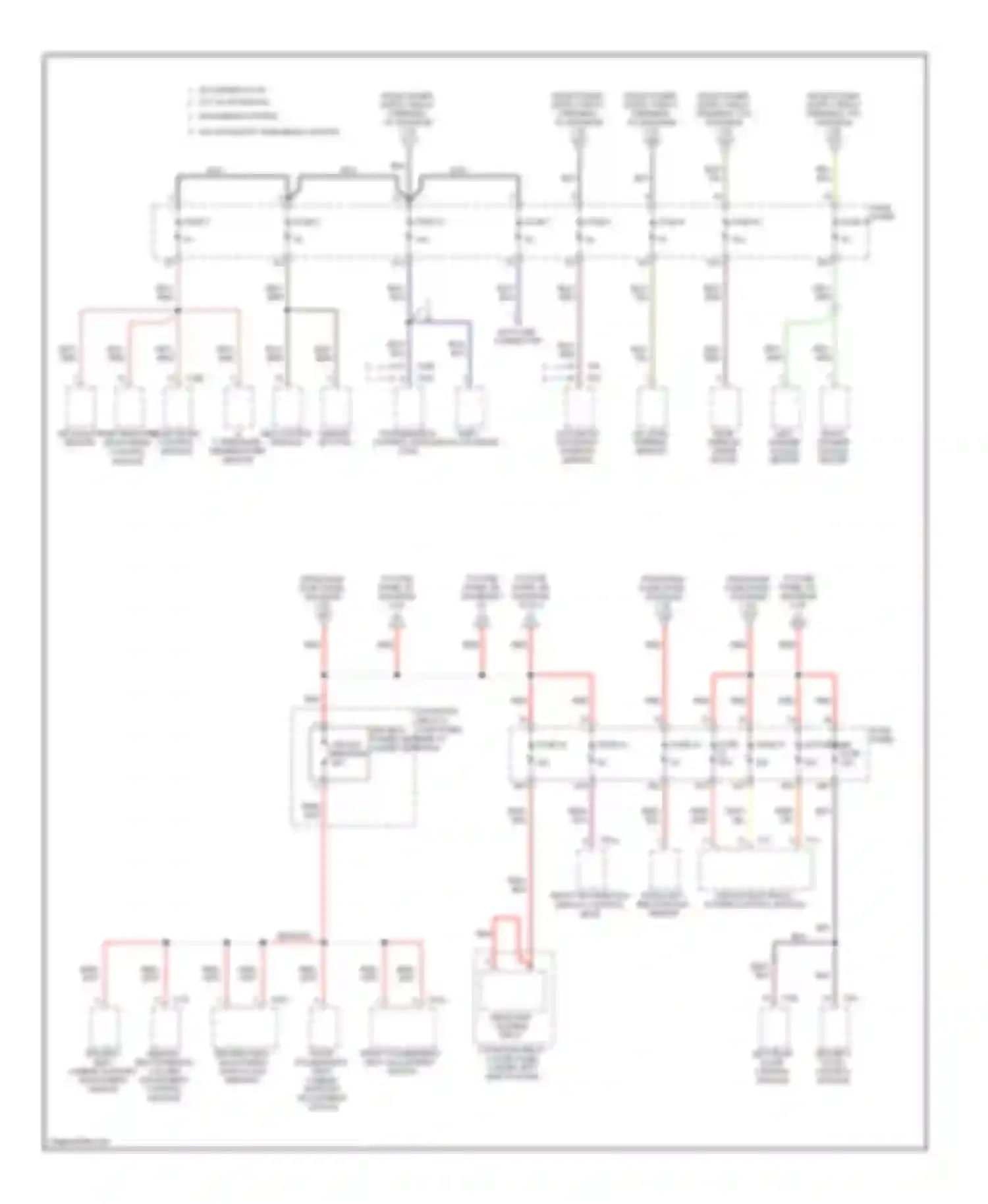 Wiring diagram red for Audi A6 C6 facelift (2008-2011) (54 of 86)