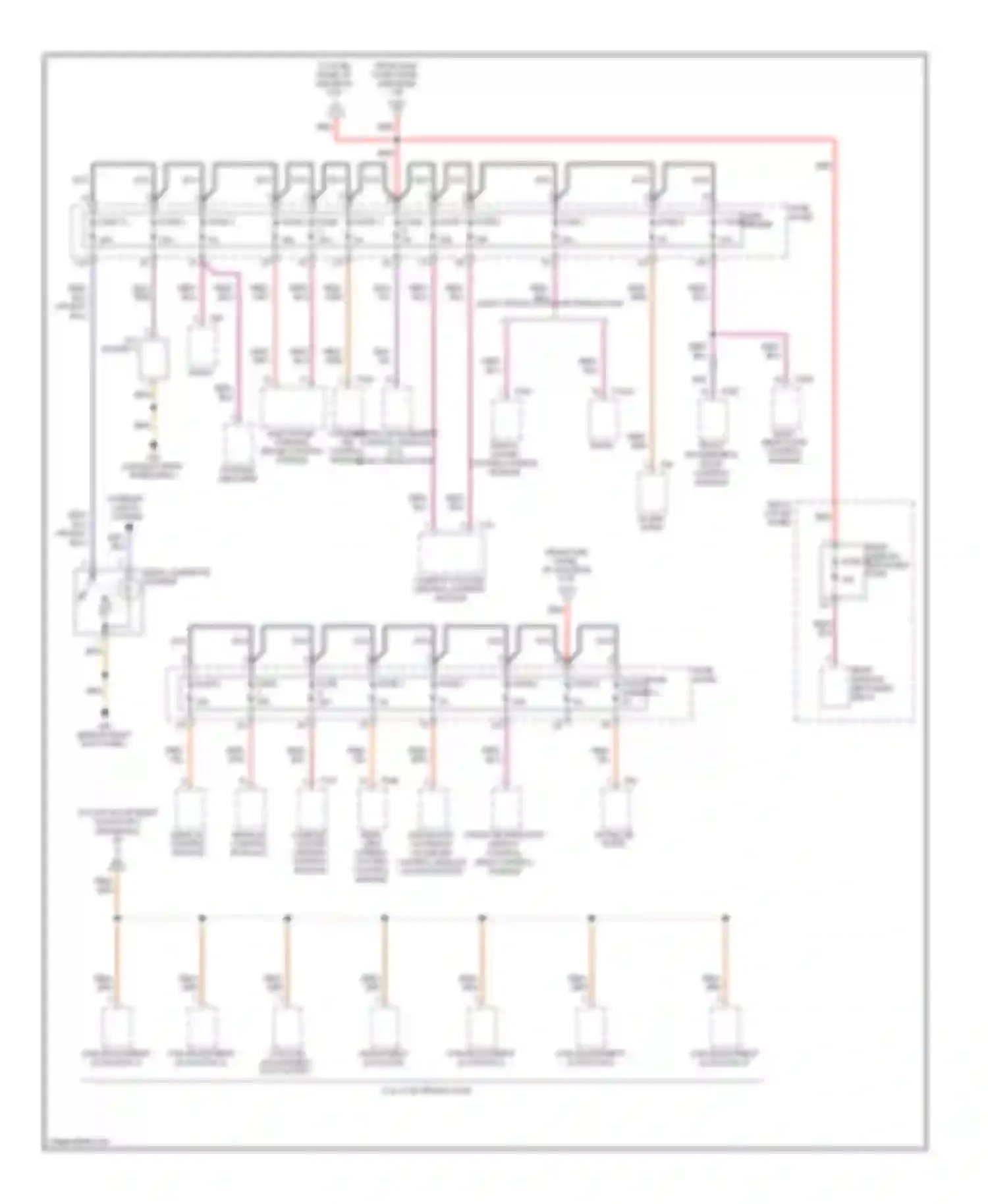 Wiring diagram socket 2 for Audi A6 C6 facelift (2008-2011) (1 of 1)
