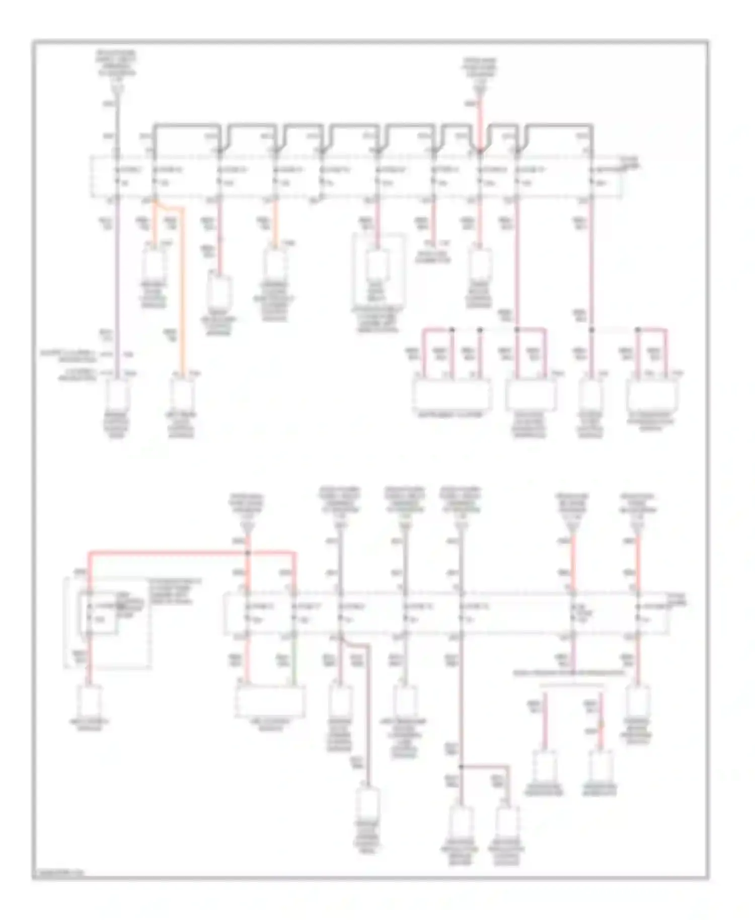 Wiring diagram telephone transceiver for Audi A6 C6 facelift (2008-2011) (2 of 3)