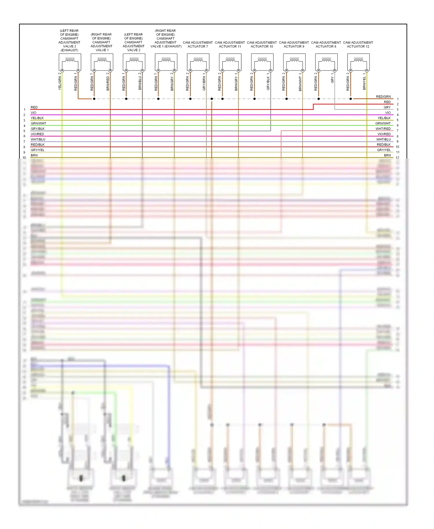 Audi A6 C6 facelift (2008-2011) yel wiring diagram  (17 of 67)