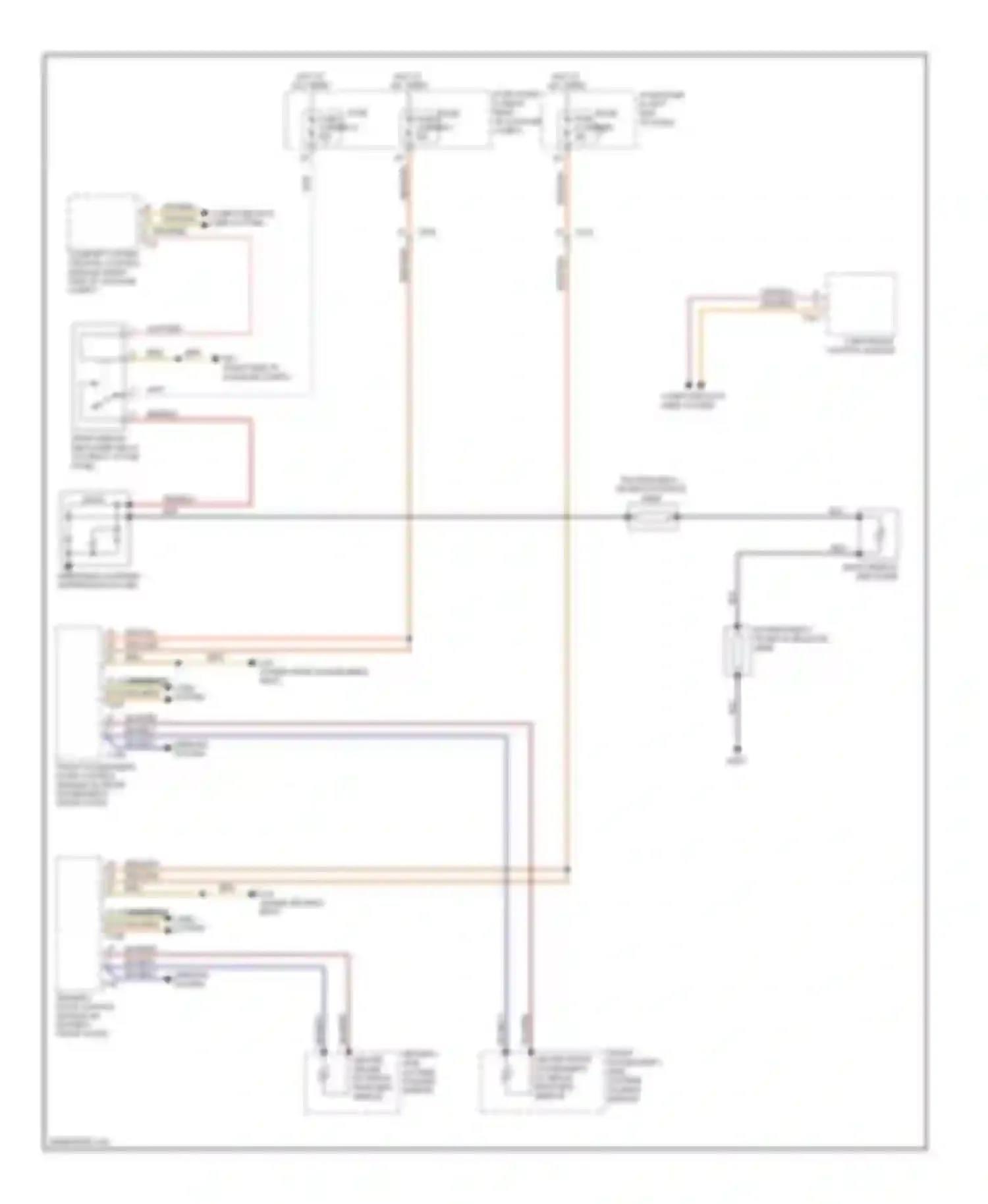 A6 Audi C7 (2011-2014): Defoggers circuit