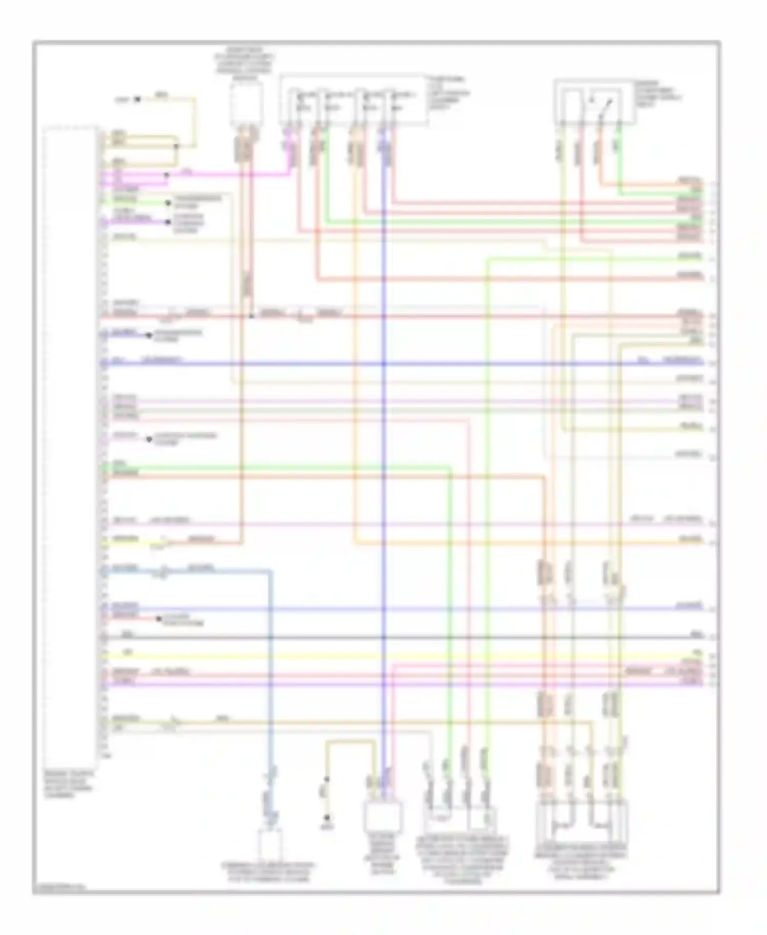 A6 Audi C7 (2011-2014): Wiring diagram engine performance 2.0l turbo (1 of 6)