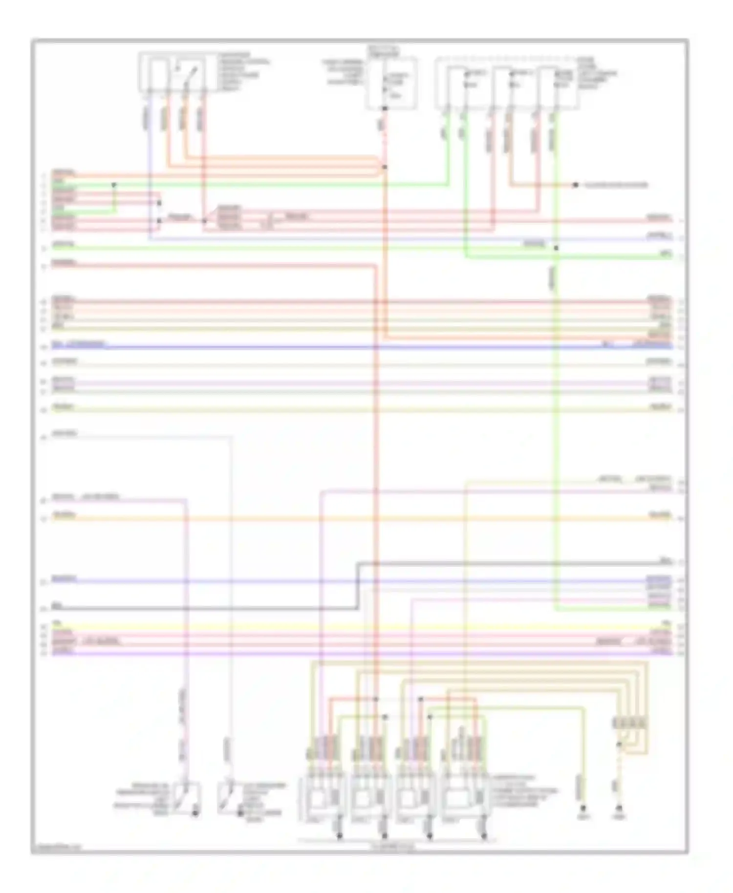 A6 Audi C7 (2011-2014): Wiring diagram engine performance 2.0l turbo (2 of 6)