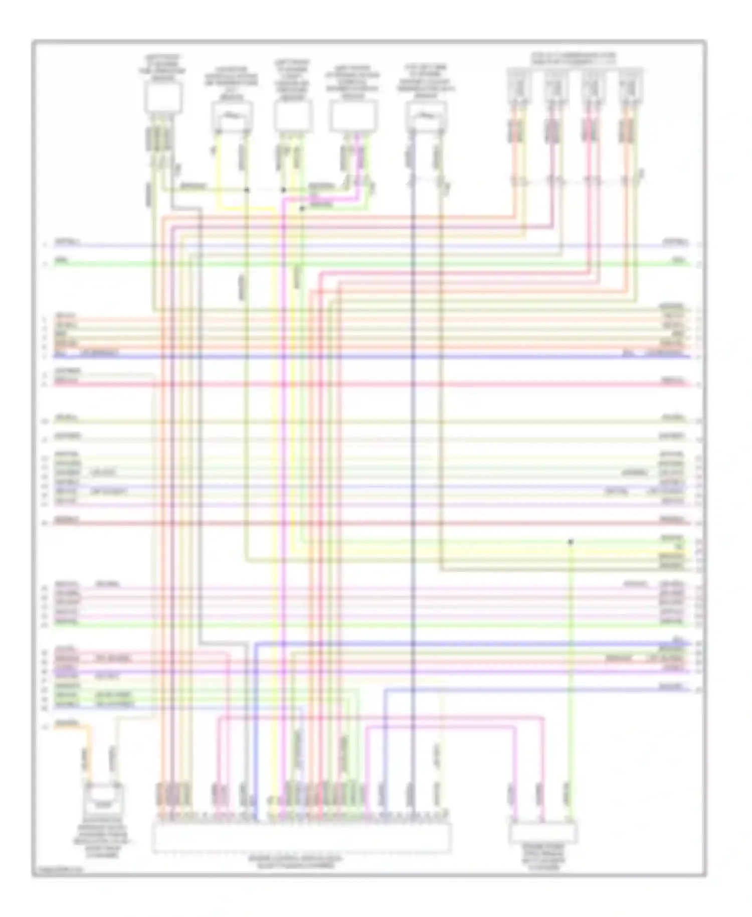A6 Audi C7 (2011-2014): Wiring diagram engine performance 2.0l turbo (5 of 6)
