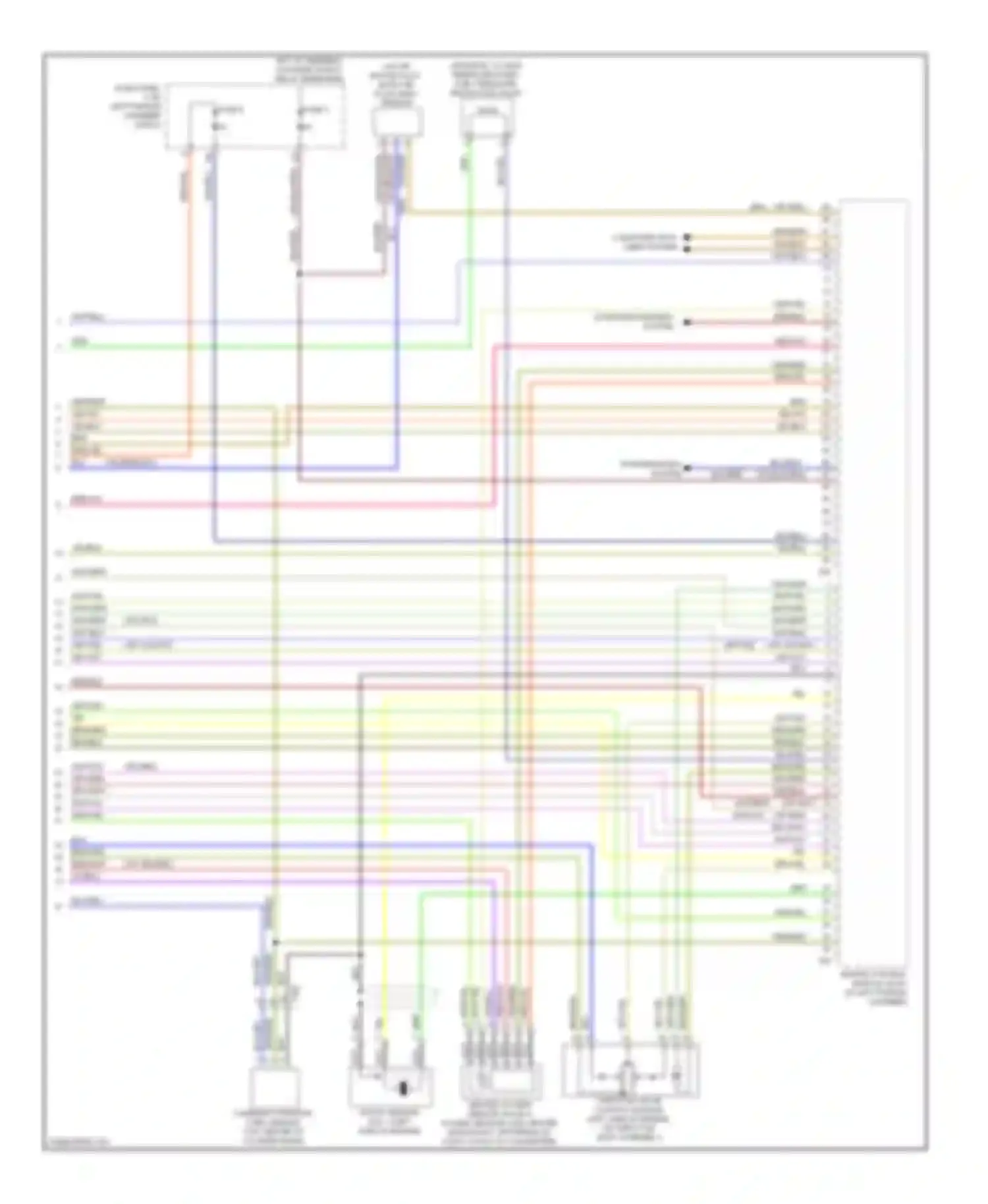 A6 Audi C7 (2011-2014): Wiring diagram engine performance 2.0l turbo (6 of 6)