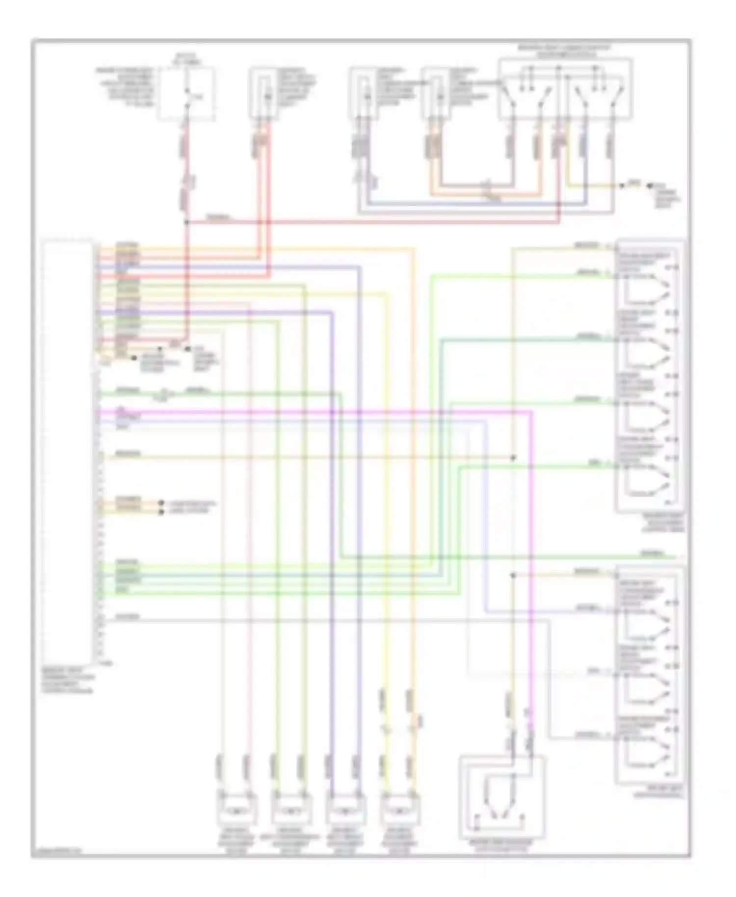 A6 Audi C7 (2011-2014): Memory seat circuit (1 of 4)